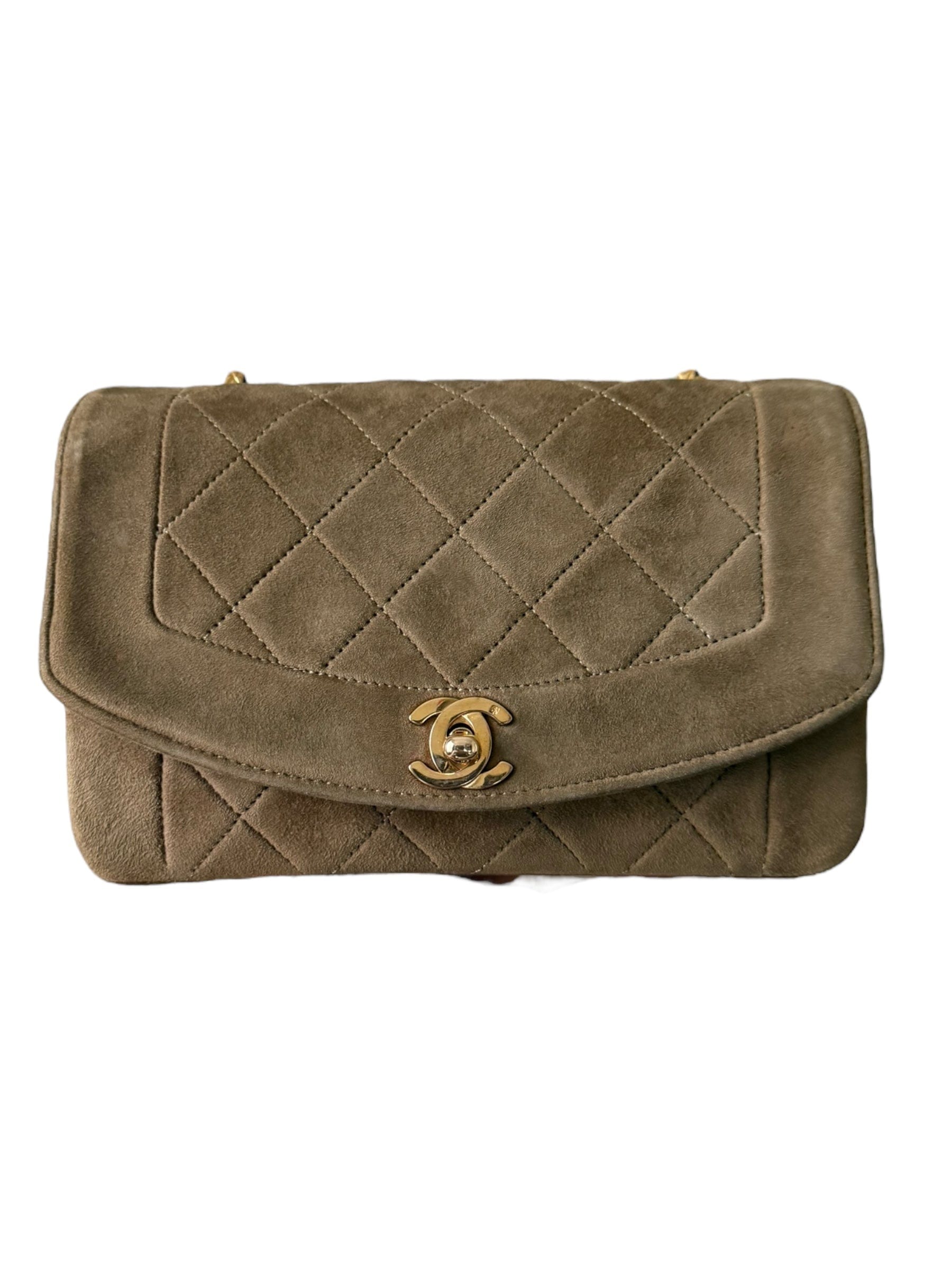 Chanel Chanel Mini Matelasse Nubuck Brown DXBK0505