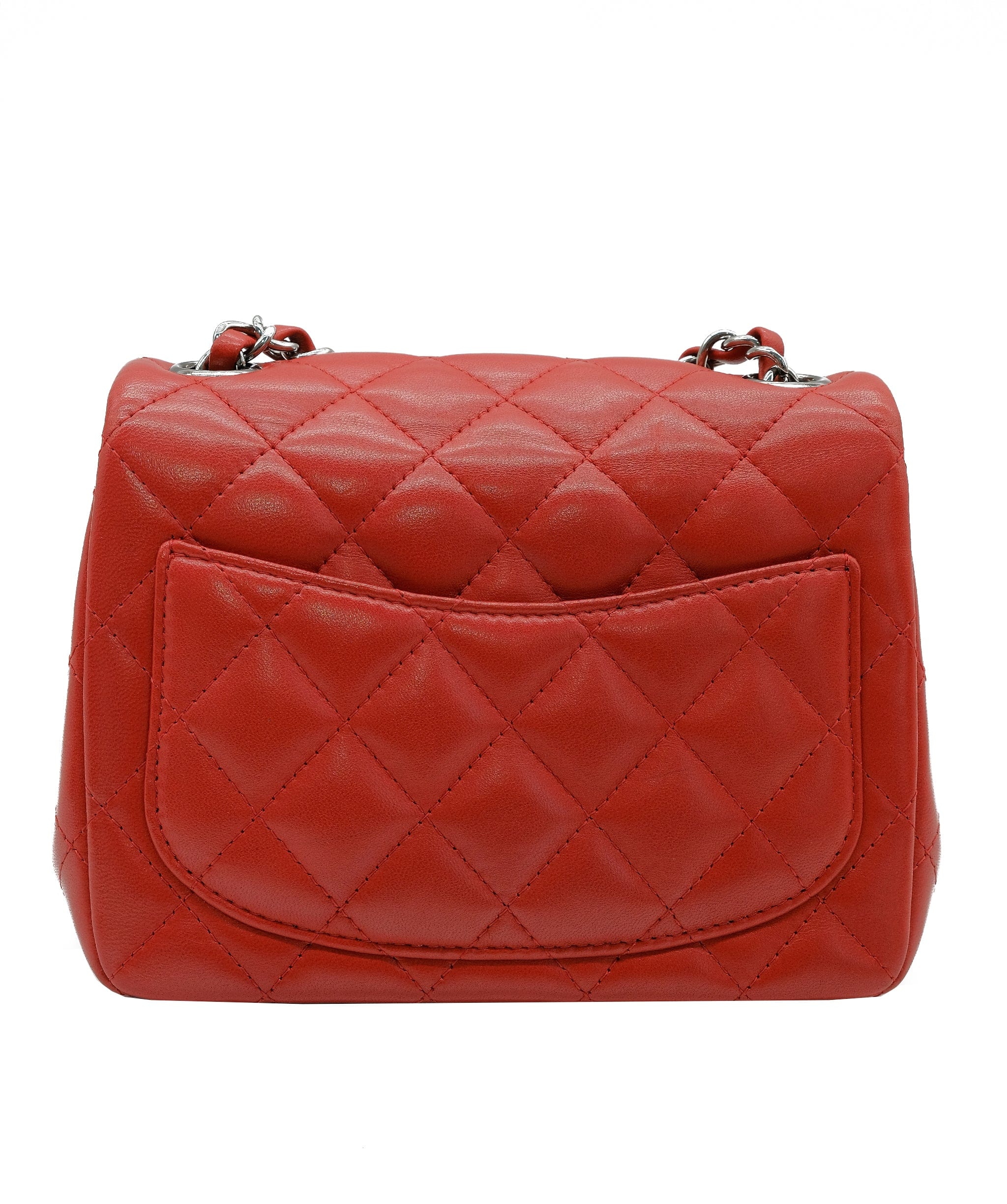 Chanel Chanel Mini Matelasse Red Card And Seal S/N 20611113 90178028 ASL8154