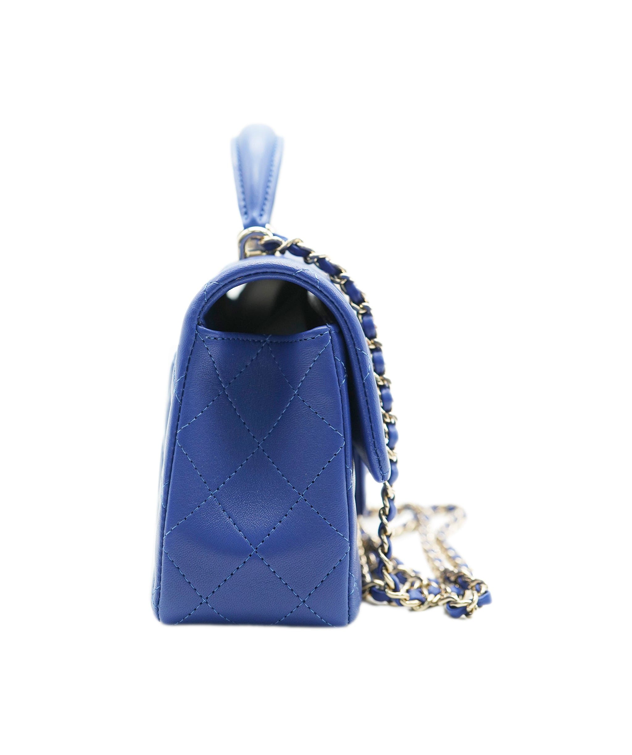 Chanel Chanel mini rectangle top-handle royal blue - AJC0658
