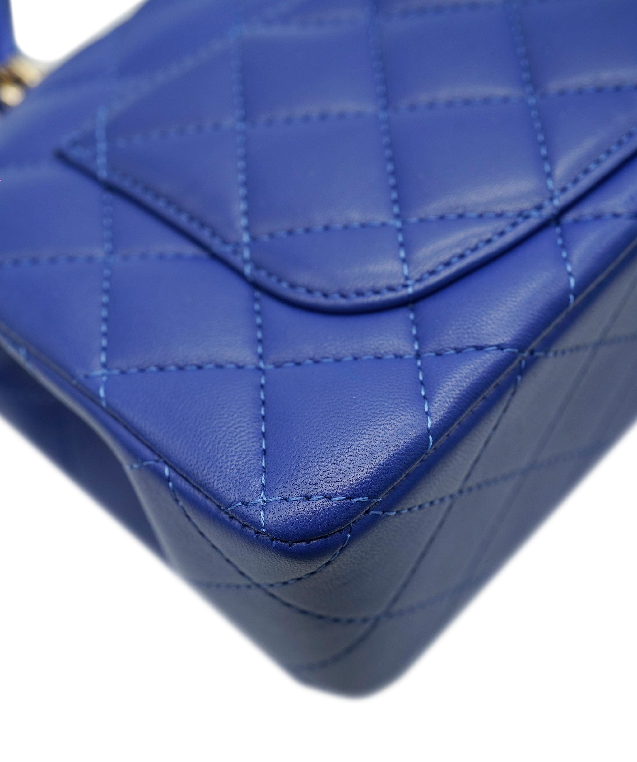 Chanel Chanel mini rectangle top-handle royal blue - AJC0658