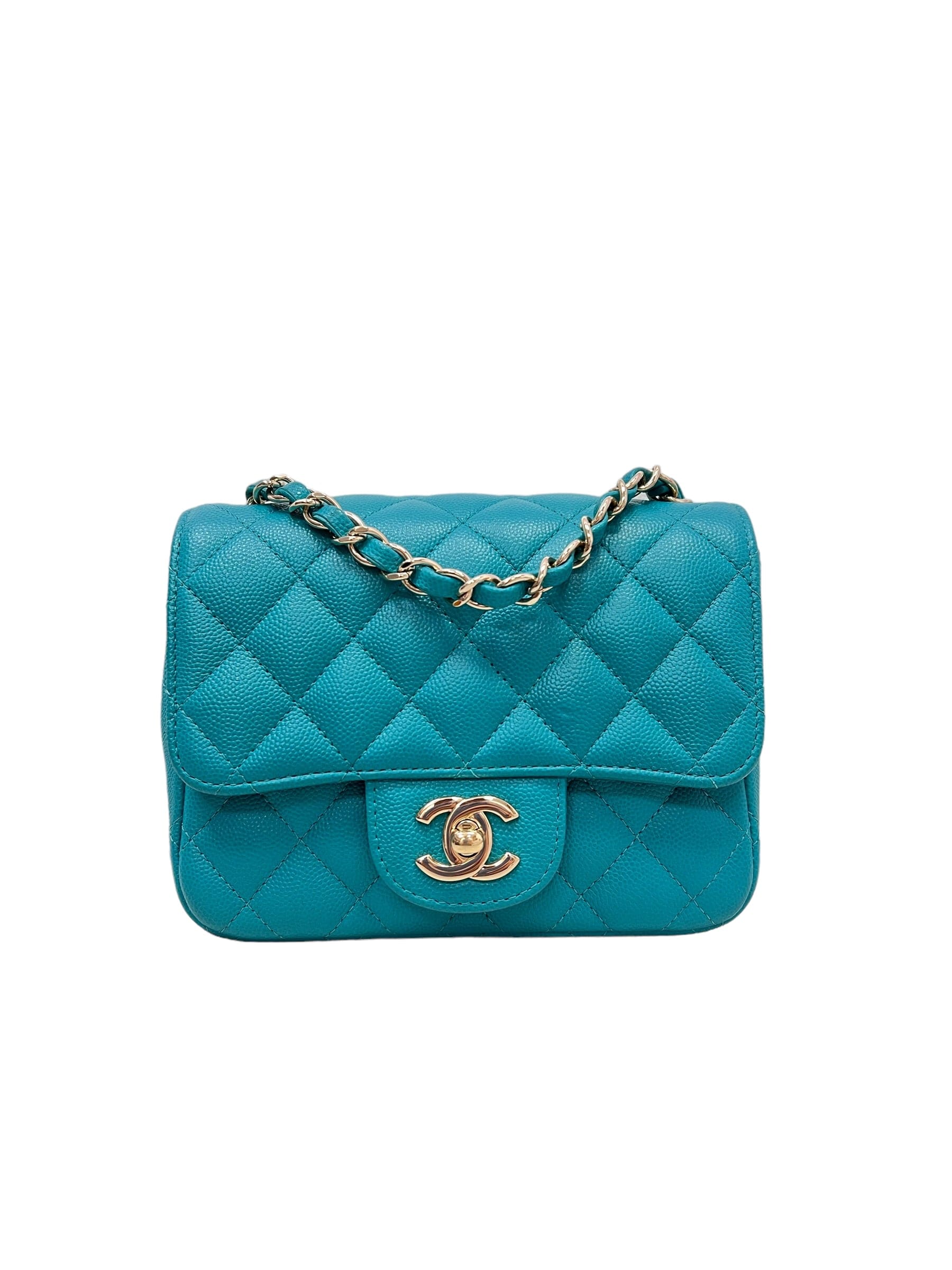 Chanel Mini Square Turquoise SYCY067 – LuxuryPromise