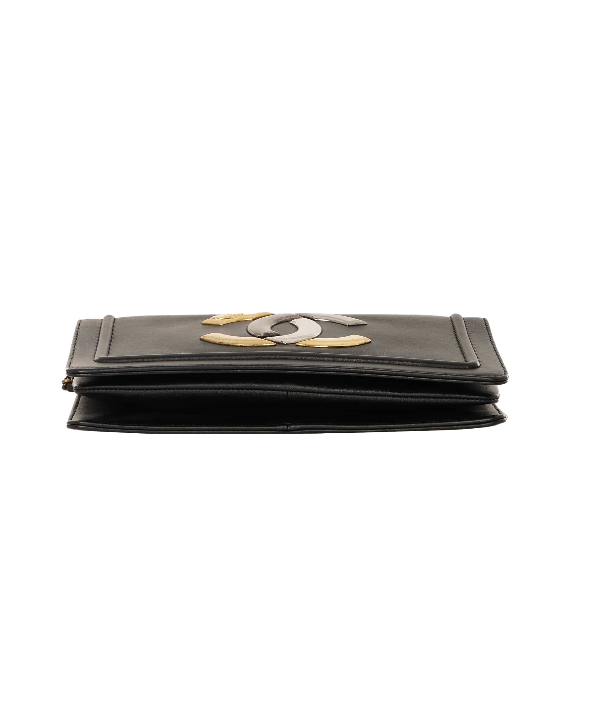 Chanel Chanel Mixed Tone CC Flap Black ALC4170