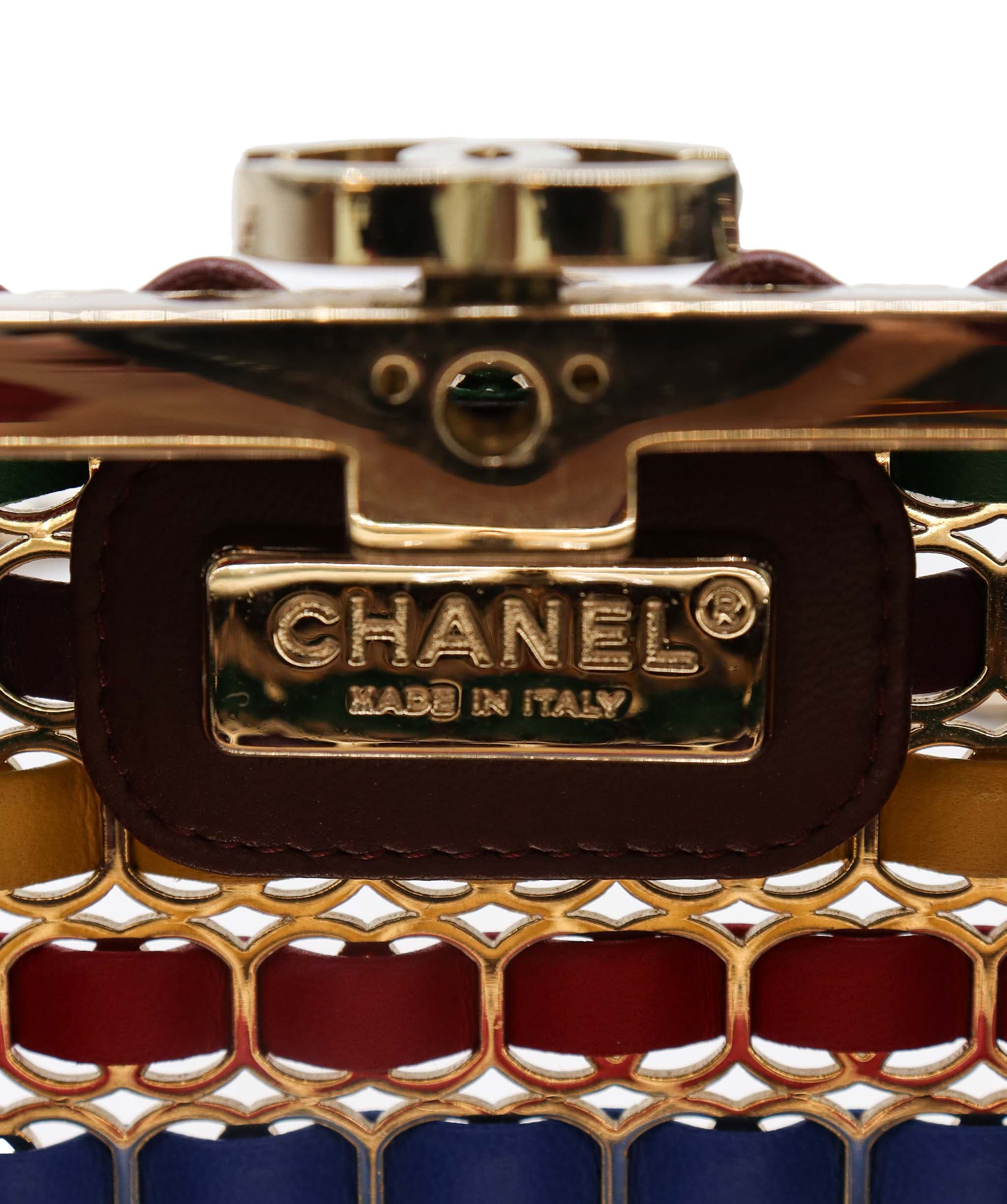 Chanel Chanel multicolor caged minaudiere DXBS1475