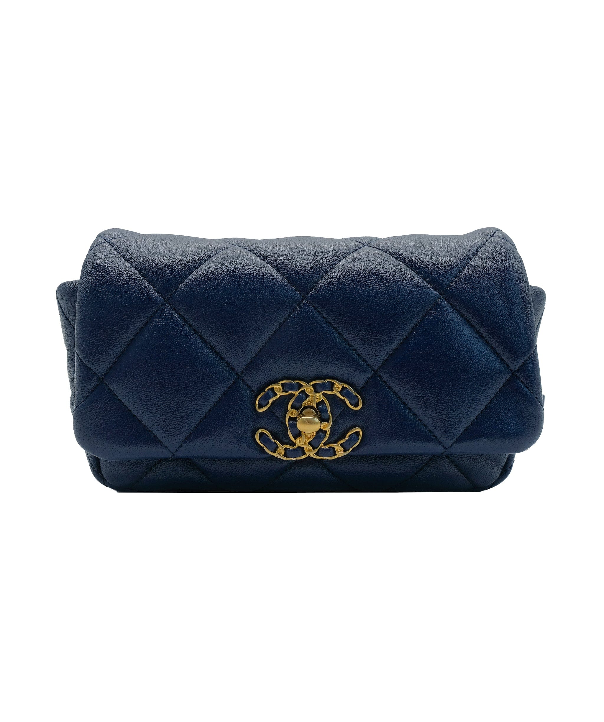 Chanel Navy Blue Waist Bag RJC2565