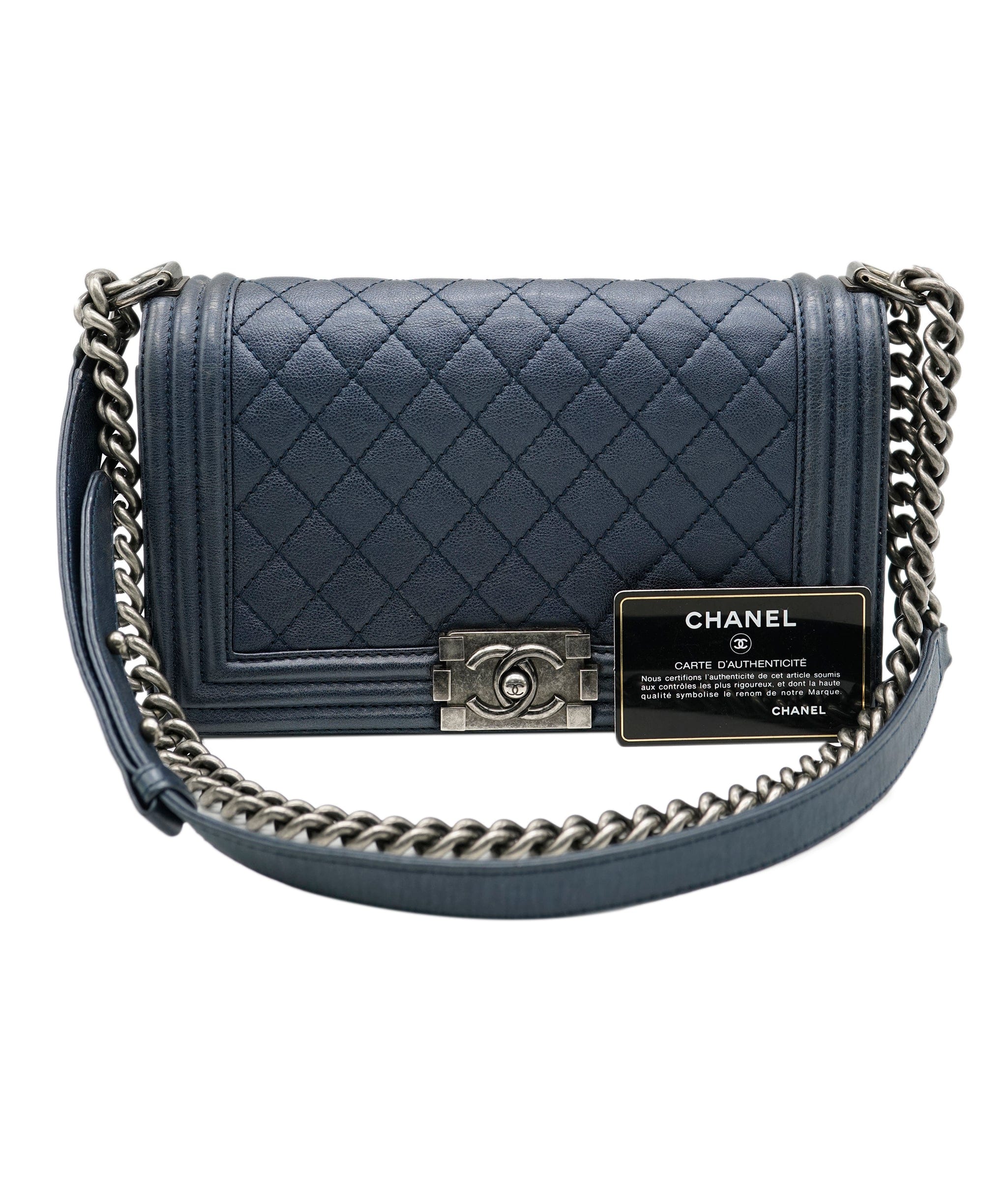 Chanel Chanel navy boy bag  ALC0441