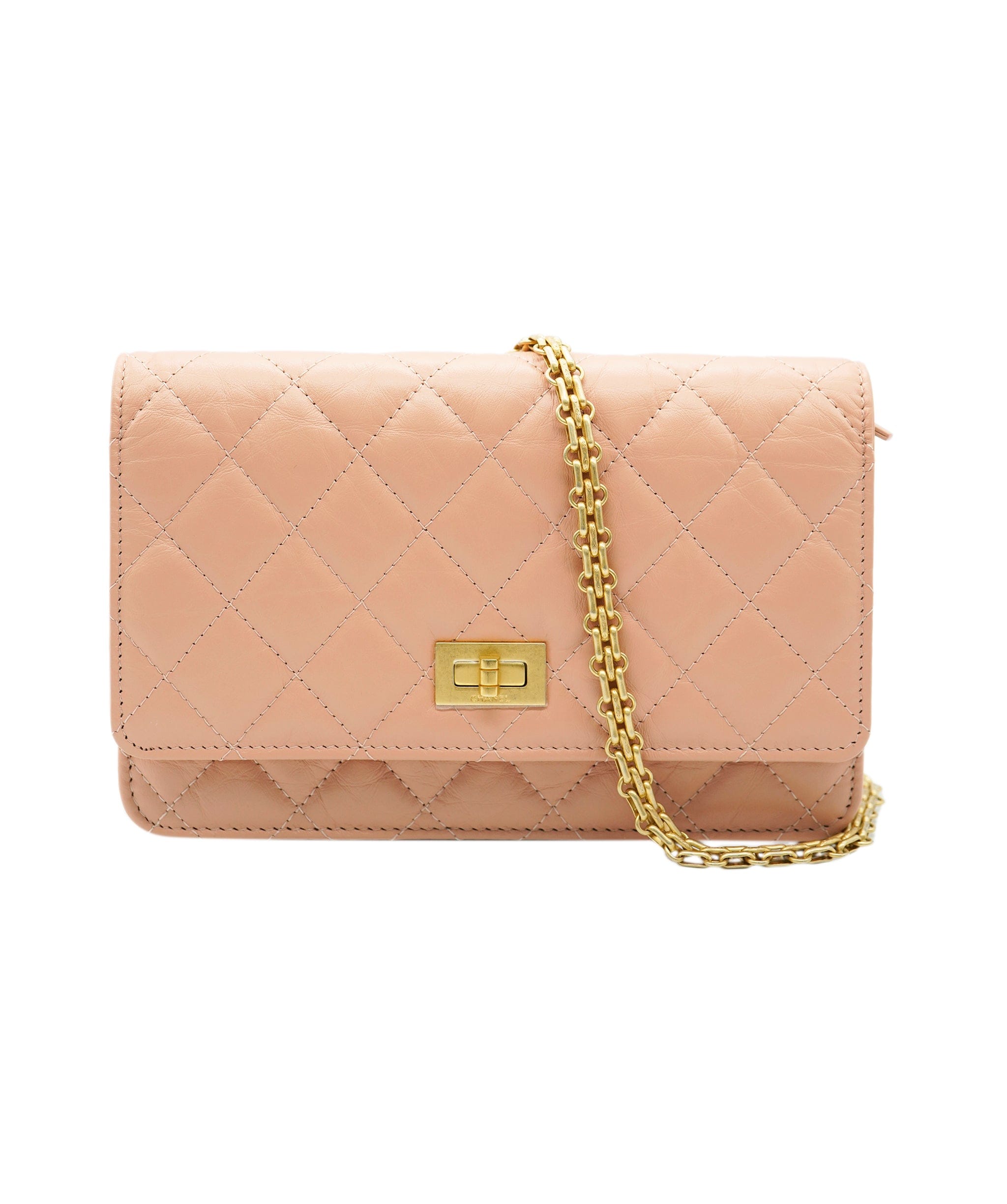 Chanel Chanel Pink Re-issue Wallet on Chain BNIB ALC2215