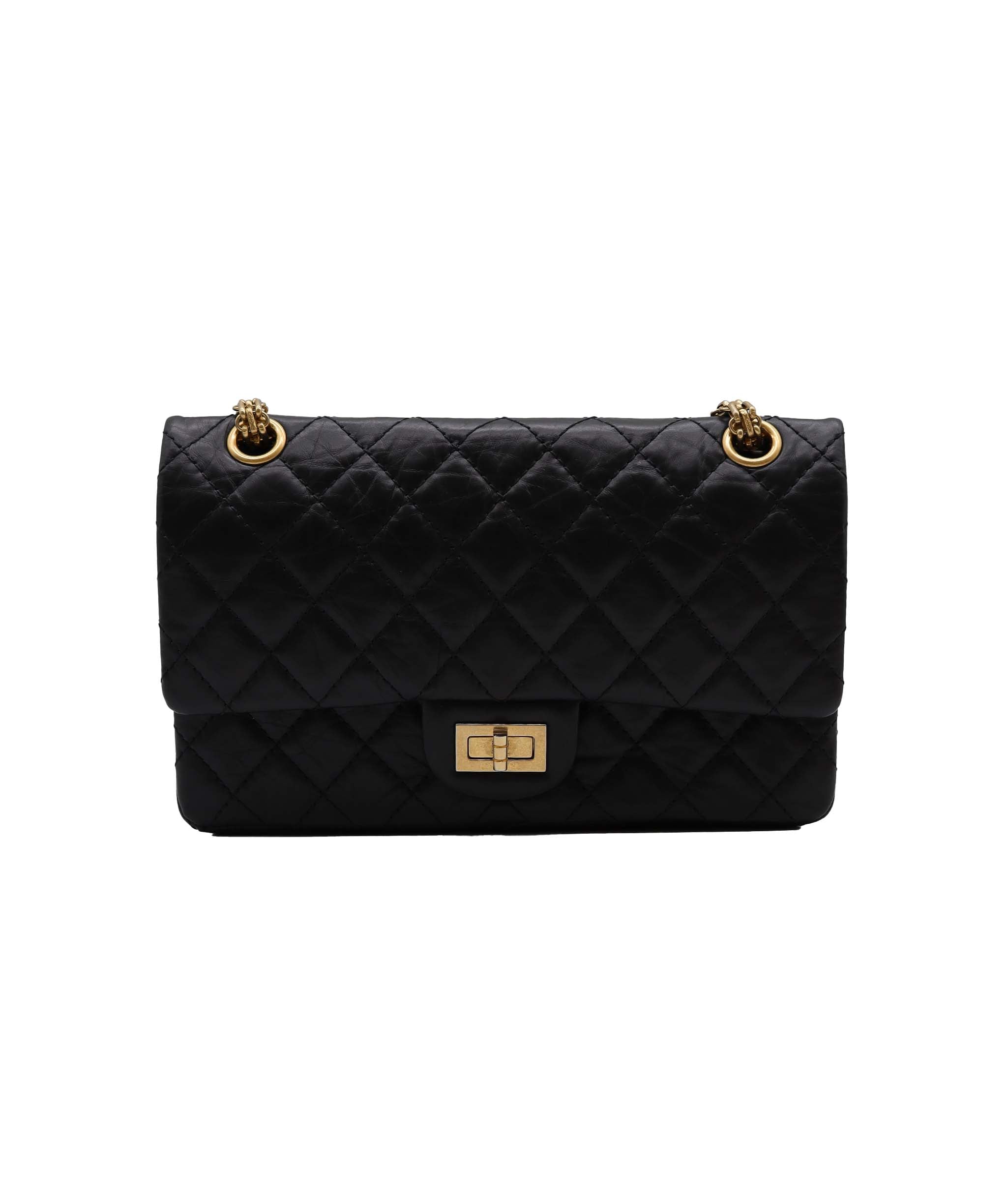 Chanel Chanel Re Issue Small Calf GHW Black DXBS2346