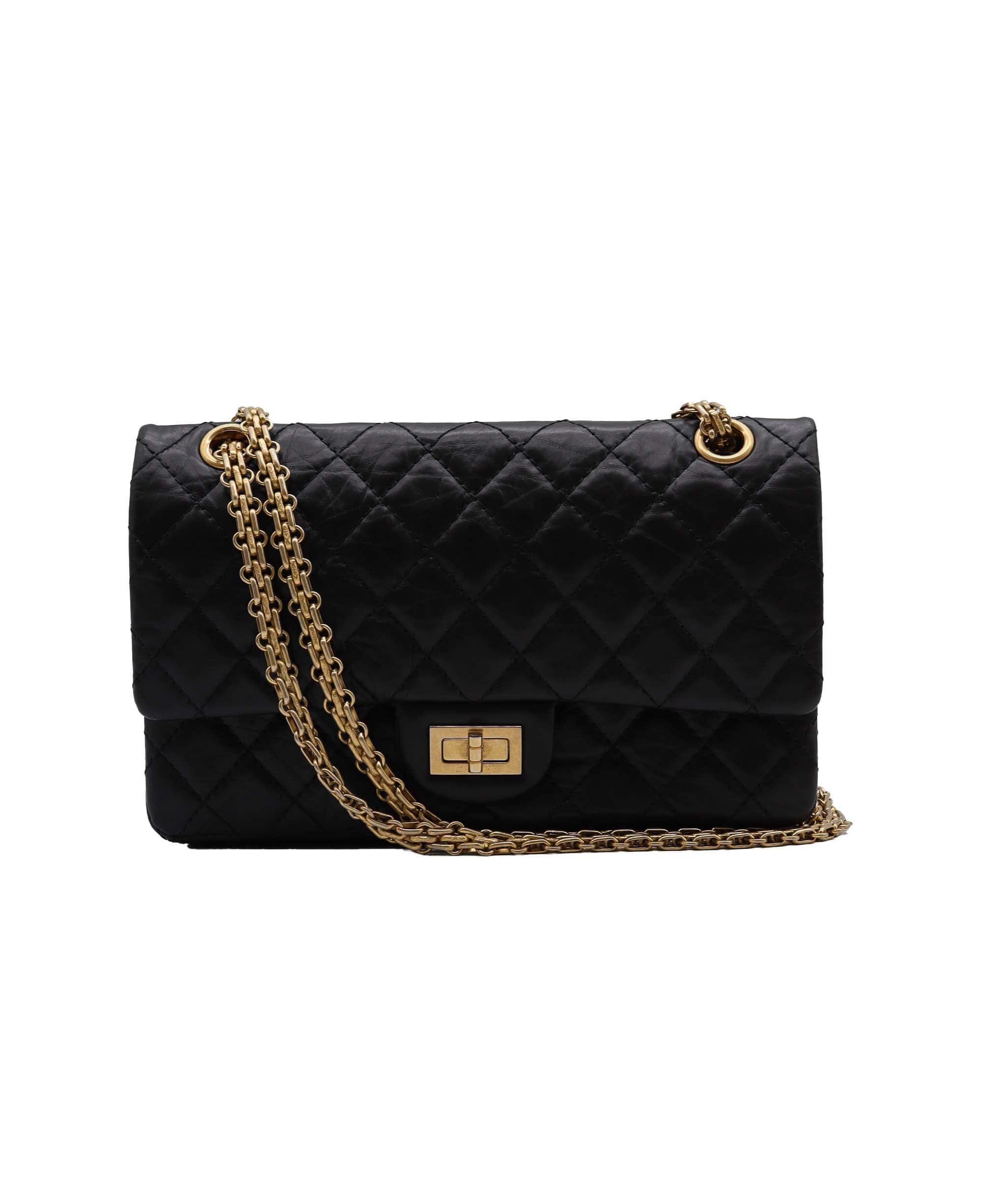 Chanel Chanel Re Issue Small Calf GHW Black DXBS2346