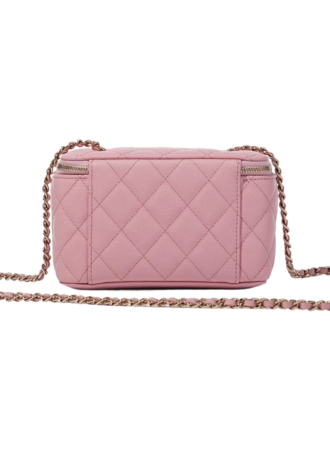 Chanel Chanel Rectangle Vanity Pink Caviar LGHW #31 SKC1540