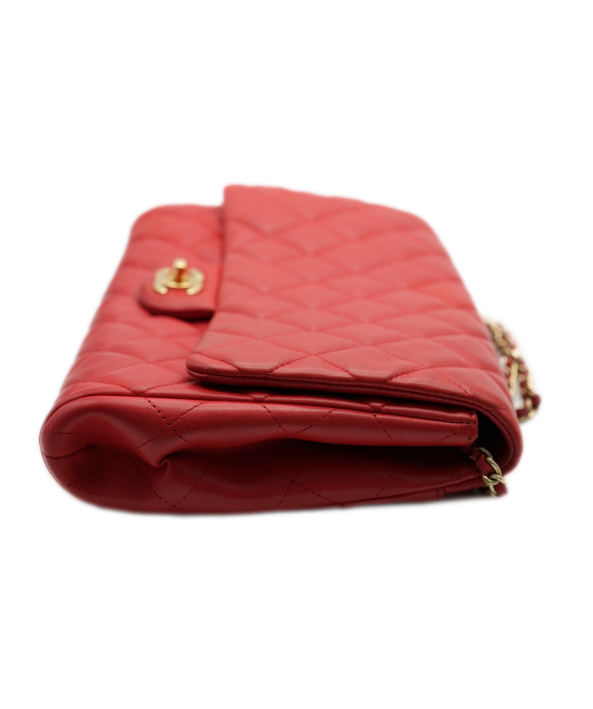 Chanel Chanel Red Clutch Shoulder Bag  ALC1257