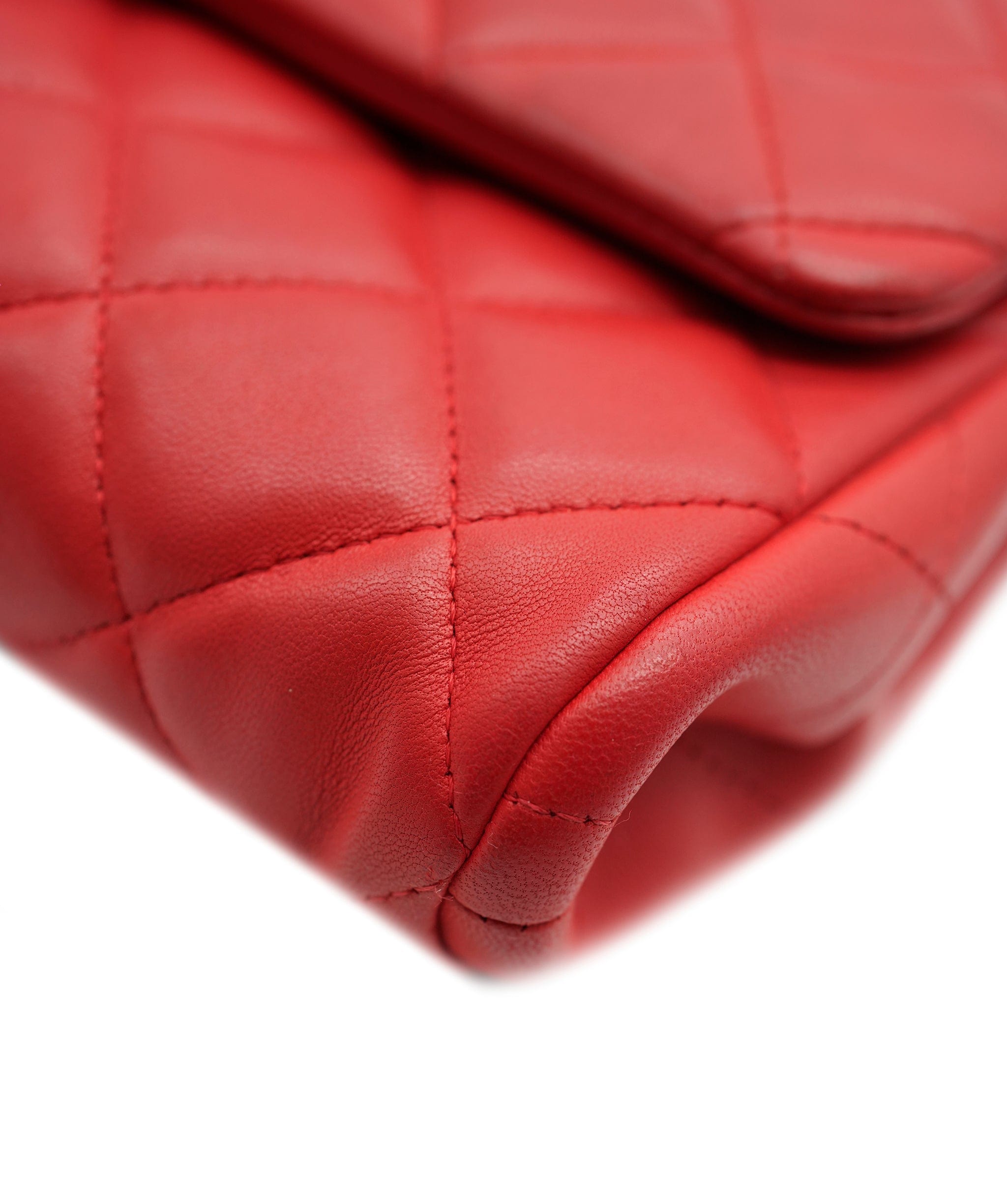 Chanel Chanel Red Clutch Shoulder Bag  ALC1257