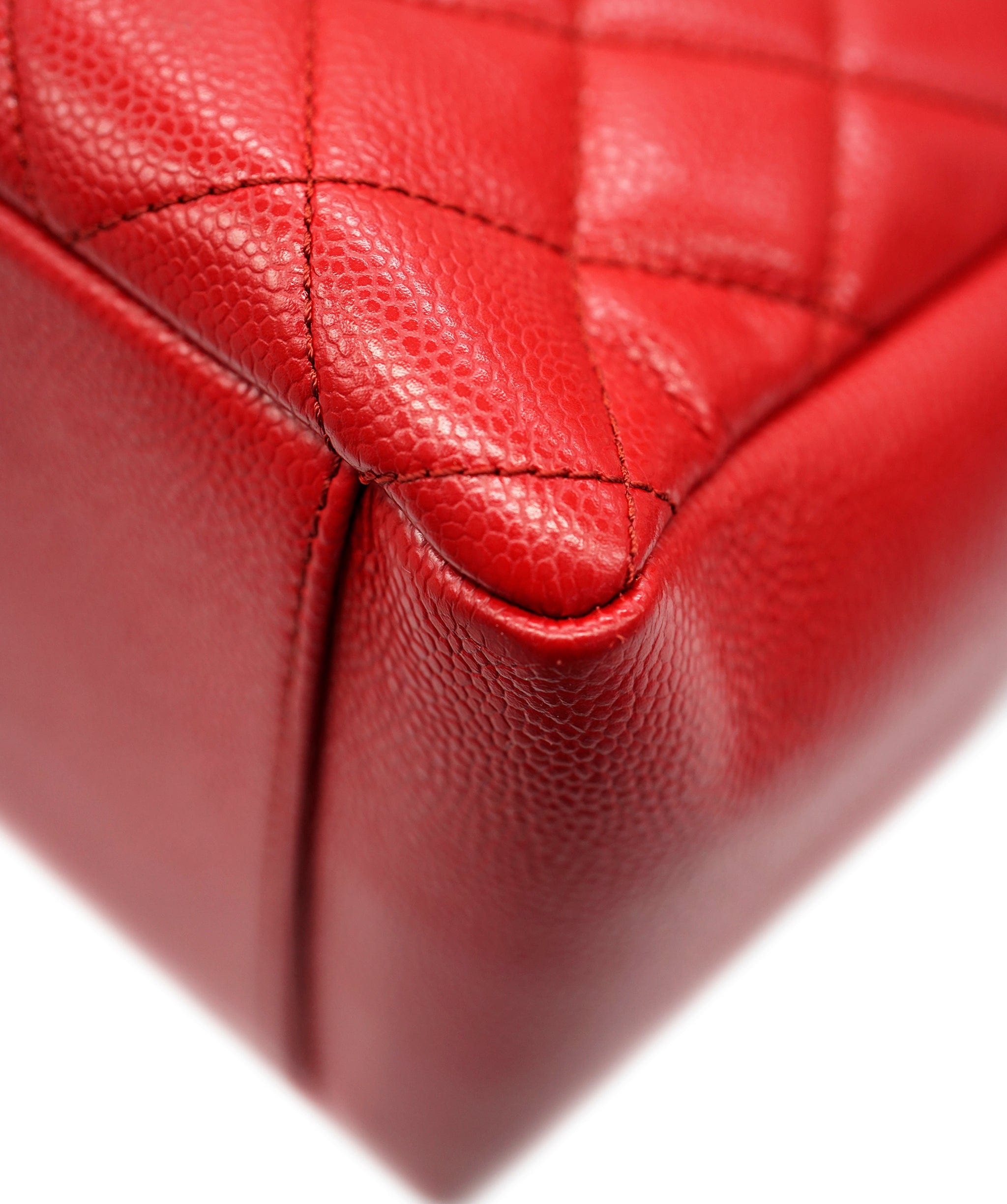 Chanel Chanel Red GST Caviar with GHW  ALC2179