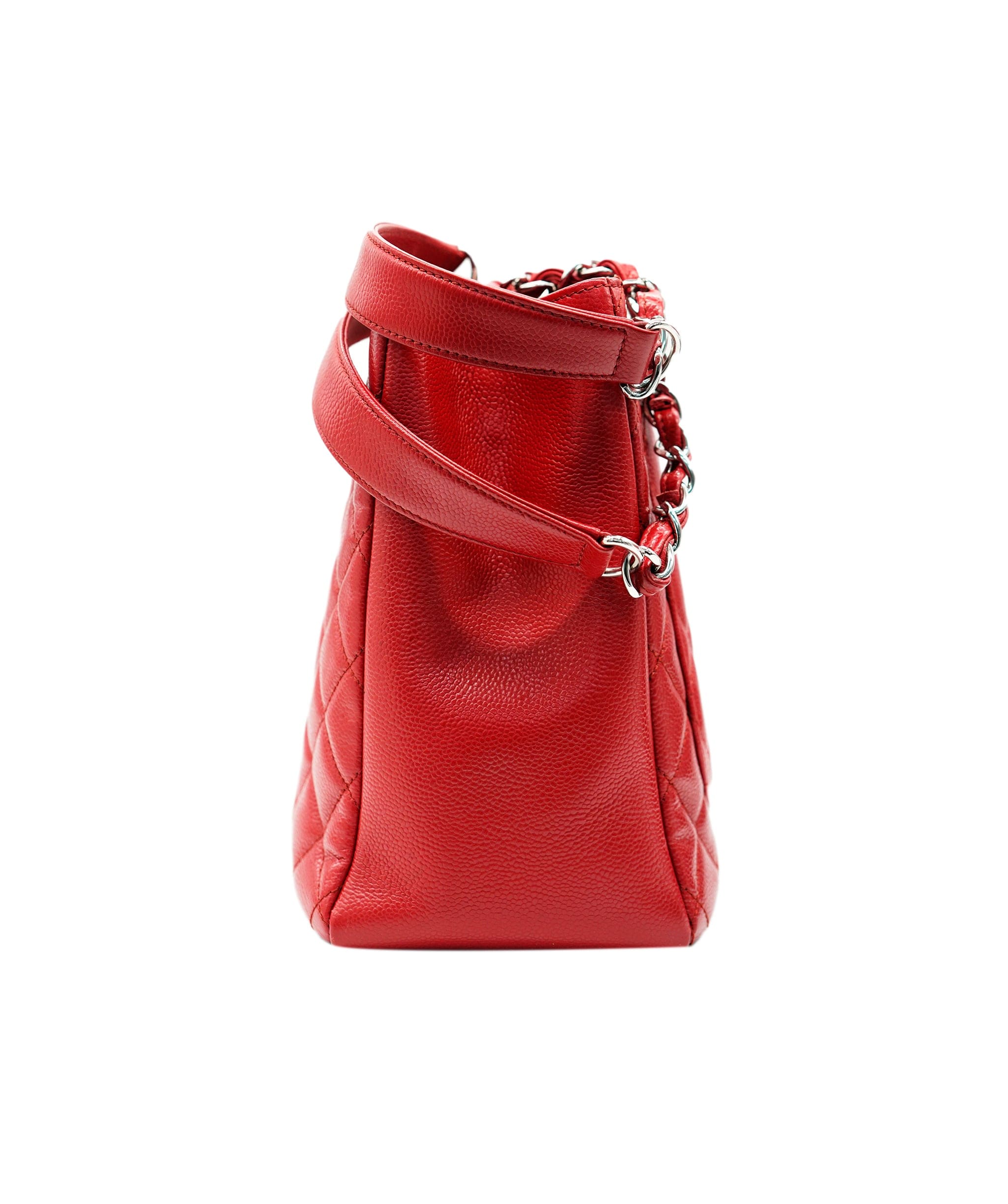 Chanel Chanel Red GST Caviar with GHW  ALC2179