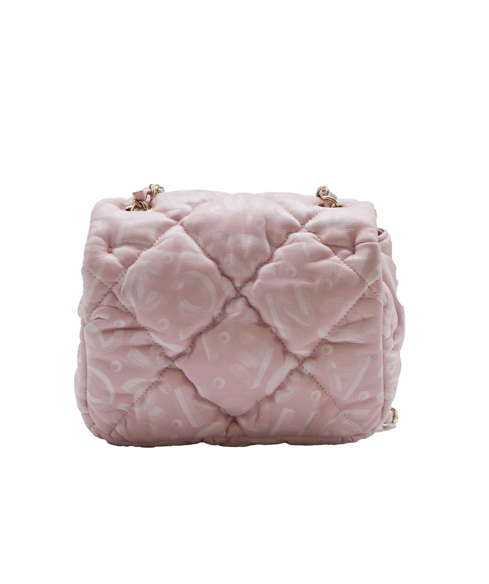 Chanel Chanel Sakura Pink Bubble Flap Lambskin LGHW SYL1126