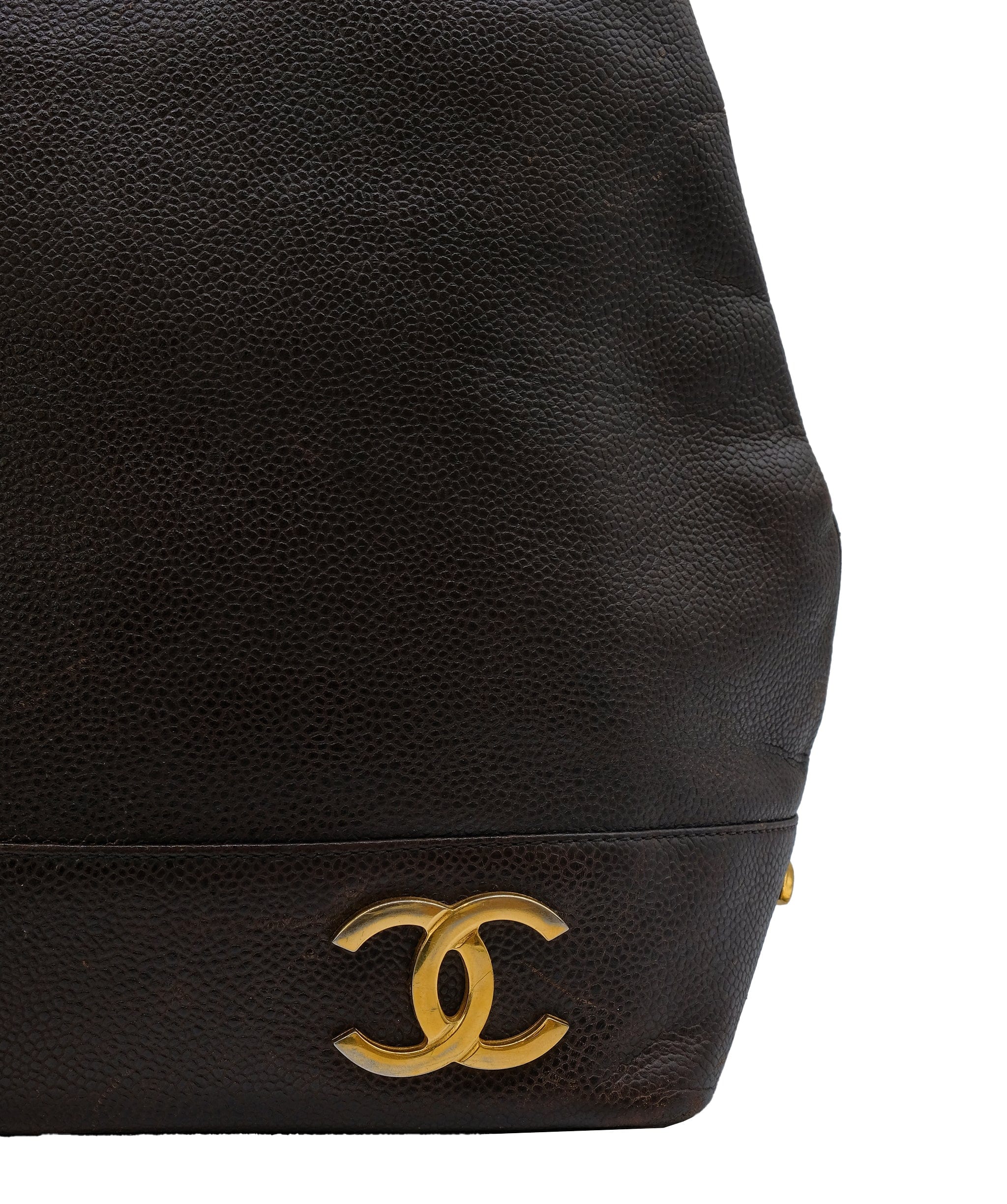 Chanel Chanel Sling Shoulder Brown Caviar Bag - ASC5313