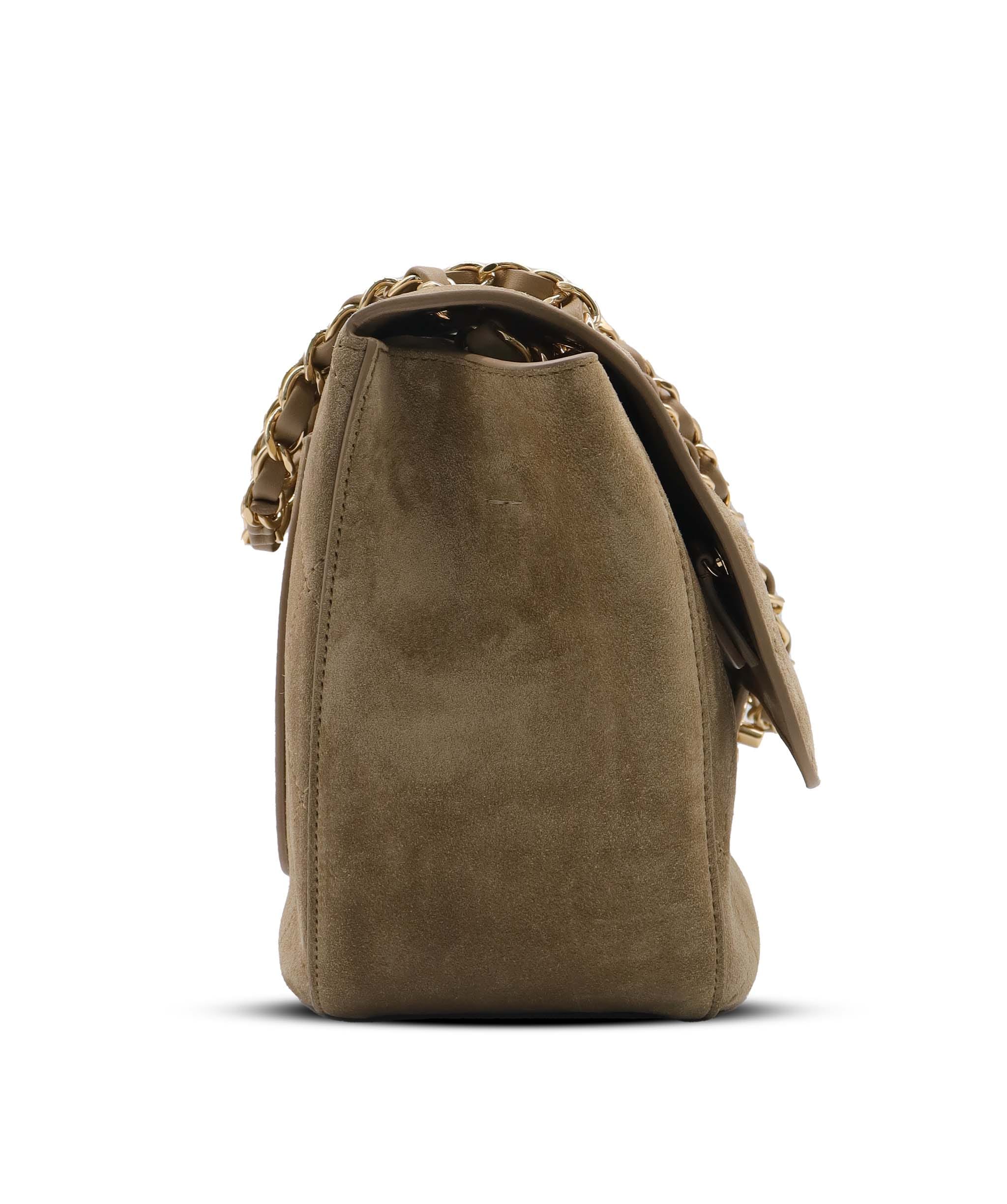 Chanel CHANEL SUEDE BAG BROWN SUEDE  ASC7288