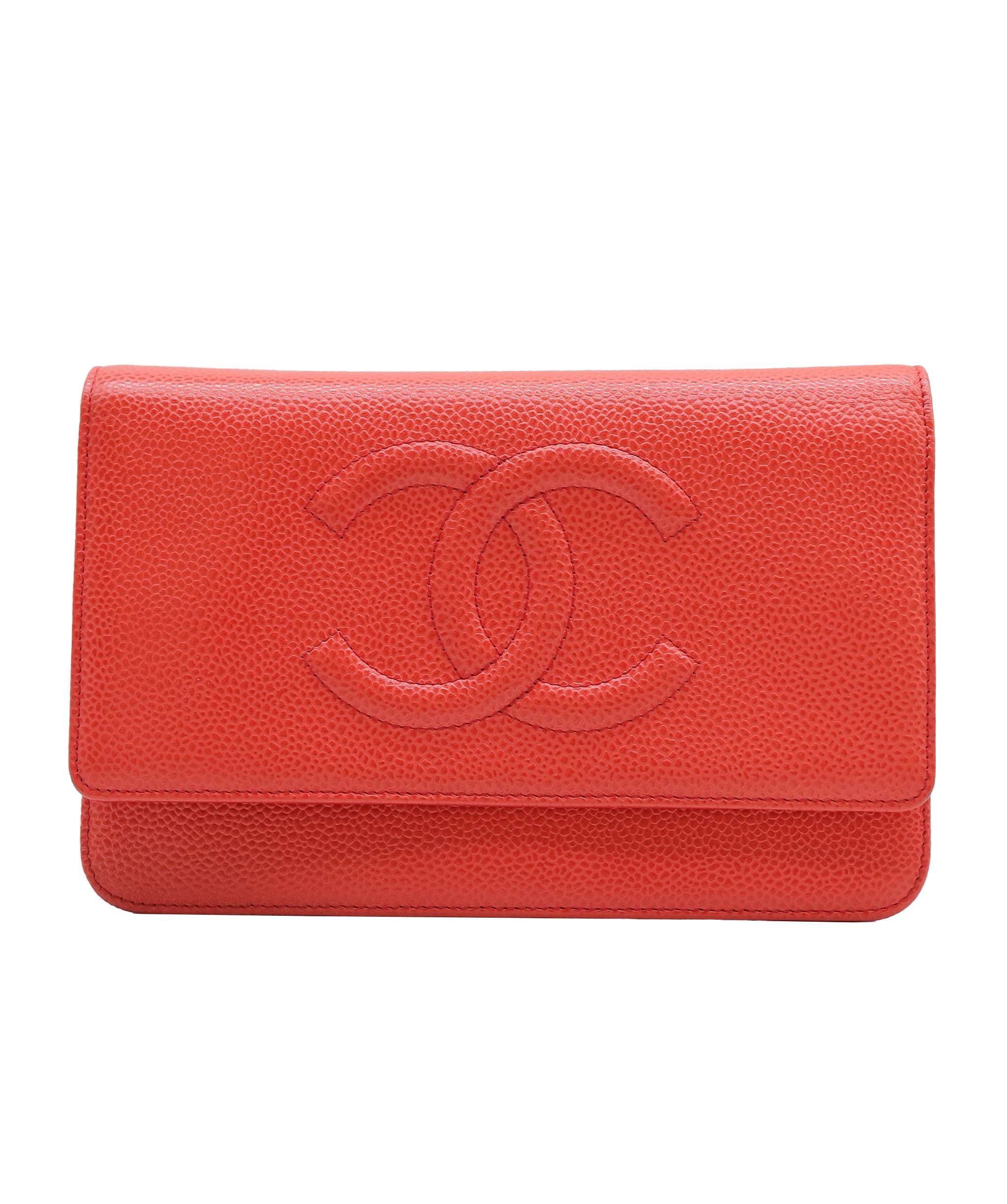 Chanel Chanel Timeless CC WOC Red Caviar SHW #17 SKC2005