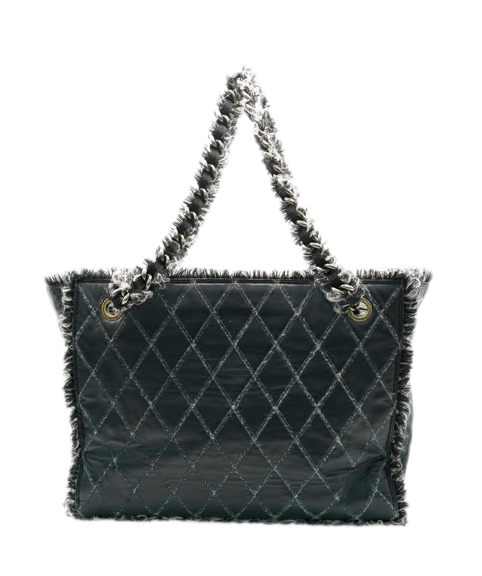 Chanel Chanel tote bag quilted leather and tweed AVC1959