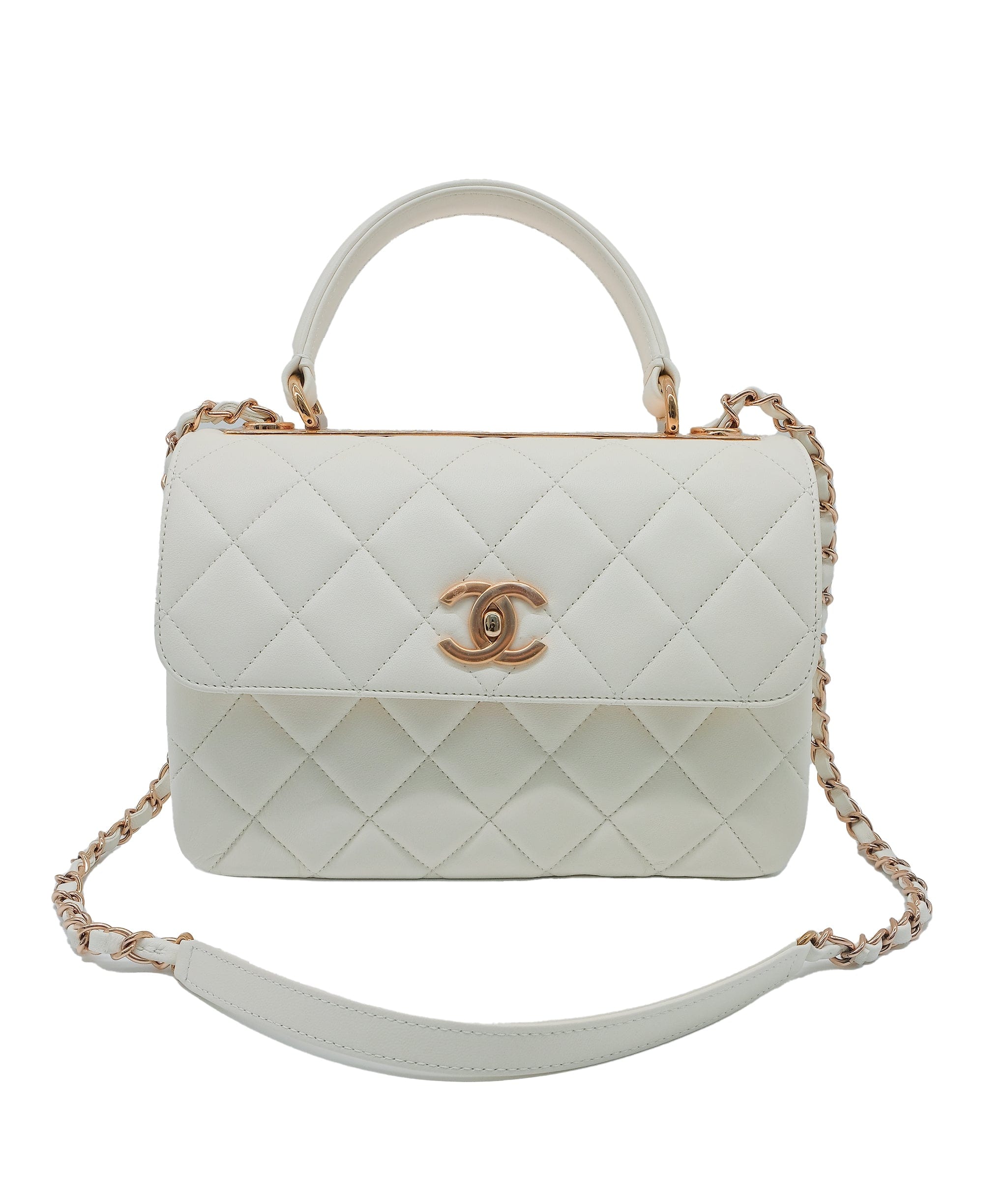 Chanel Chanel Trendy White lambskin  RGH RJC3254