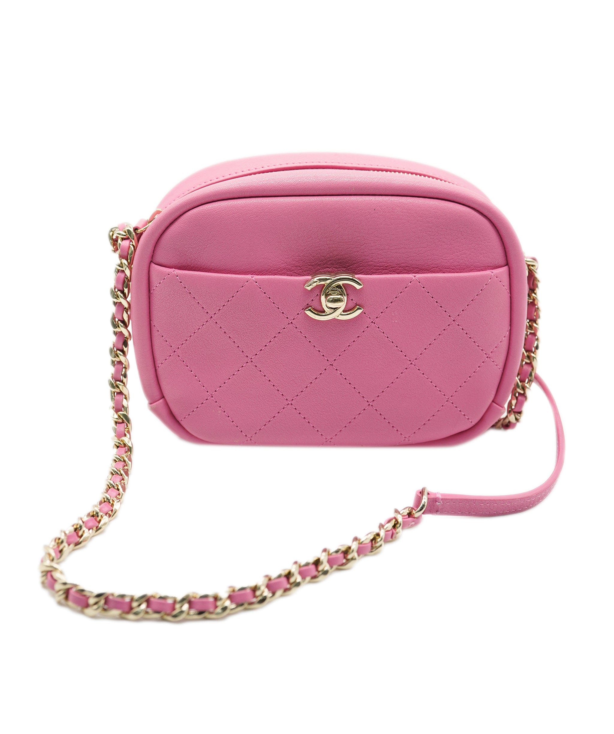 Chanel Chanel Triple Camera Style Crossbody Pink ALL0652