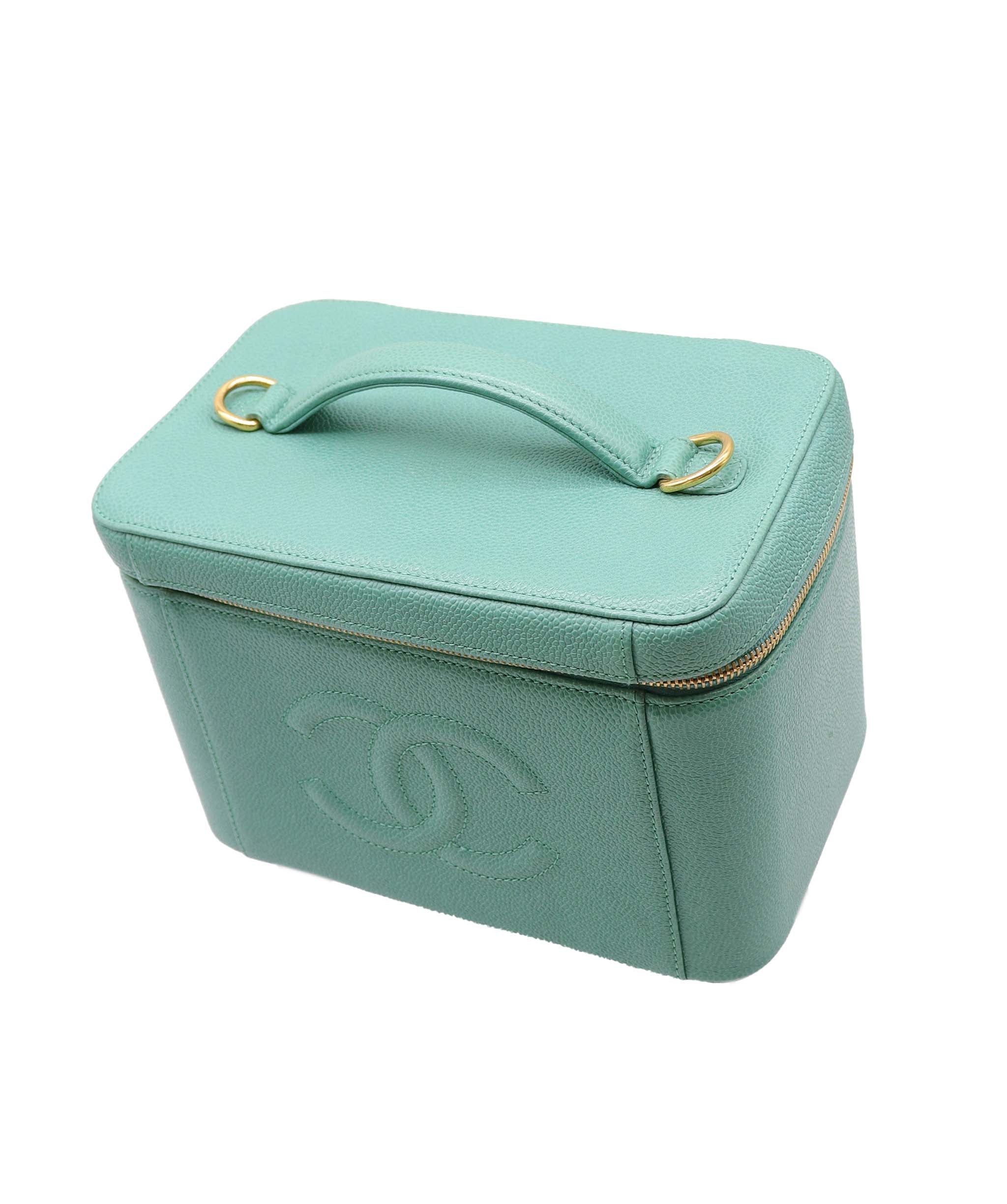 Chanel Chanel Vanity 2way Teal Caviar C24123283 ASC5920