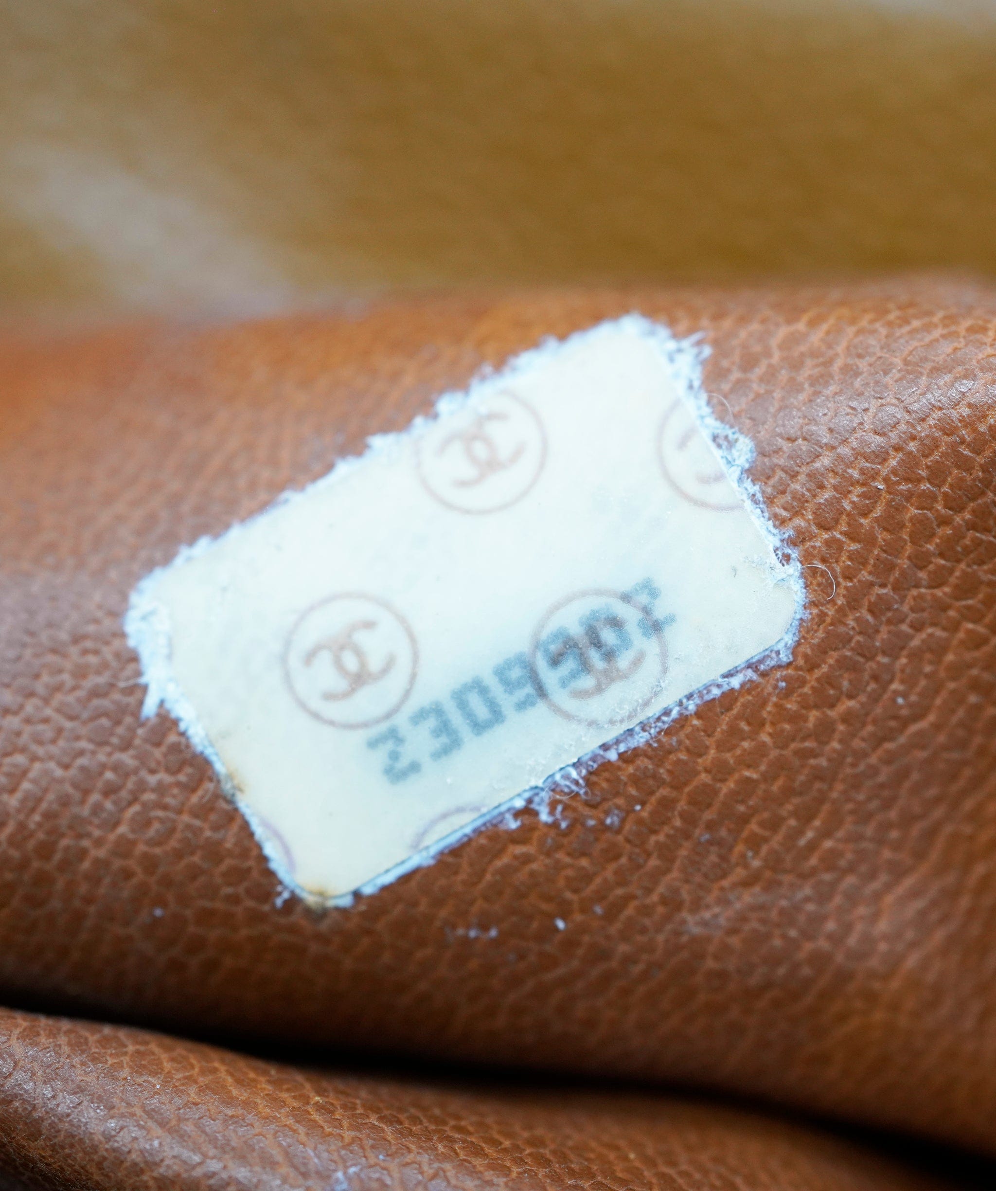 Chanel CHANEL VINTAGE BIG COCO SHOULDER BAG CAMEL CAVIAR SKIN 90234745 DBXS3590