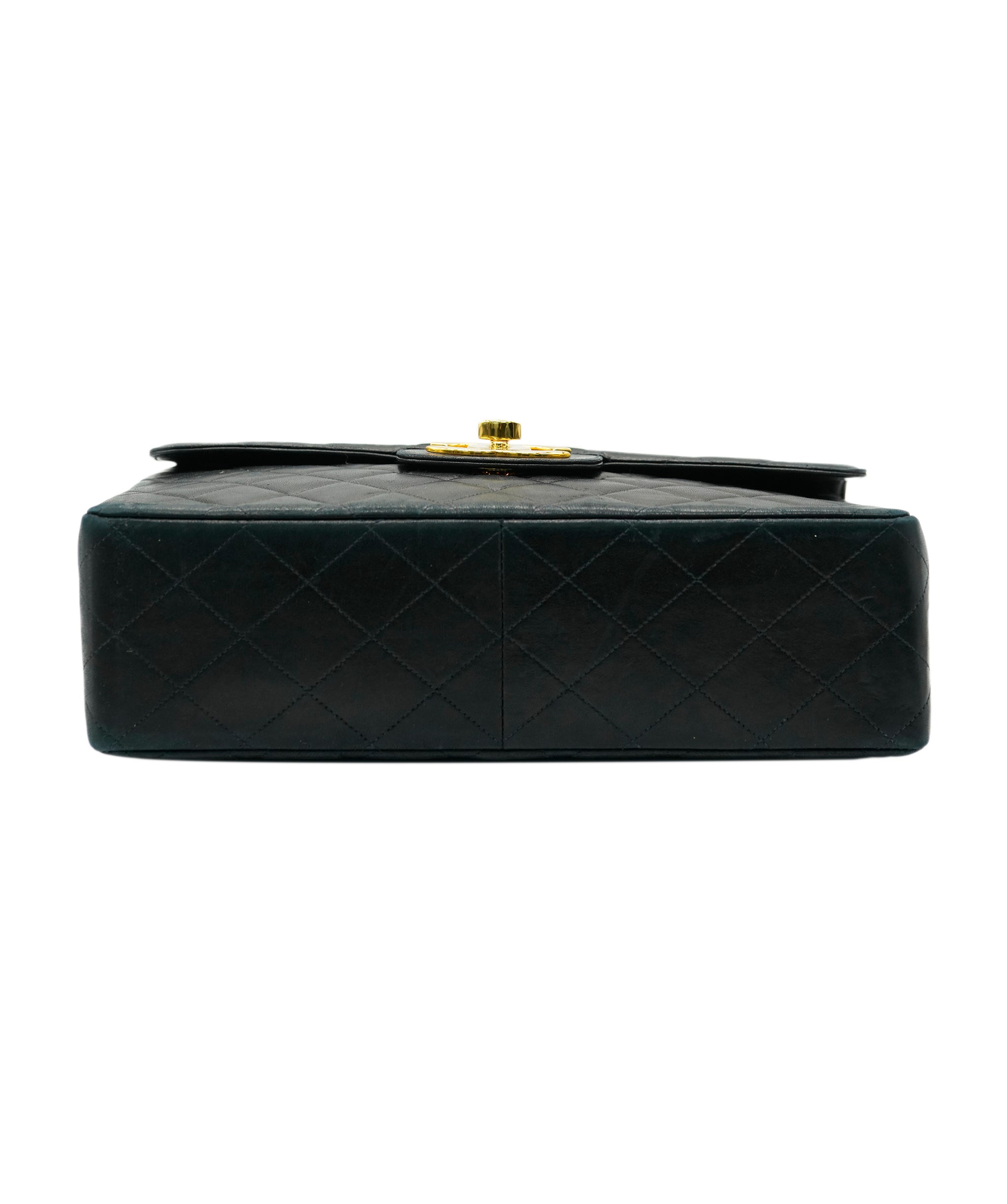 Chanel Chanel Vintage Black Lambskin Maxi XL Bag GHW ALL0933