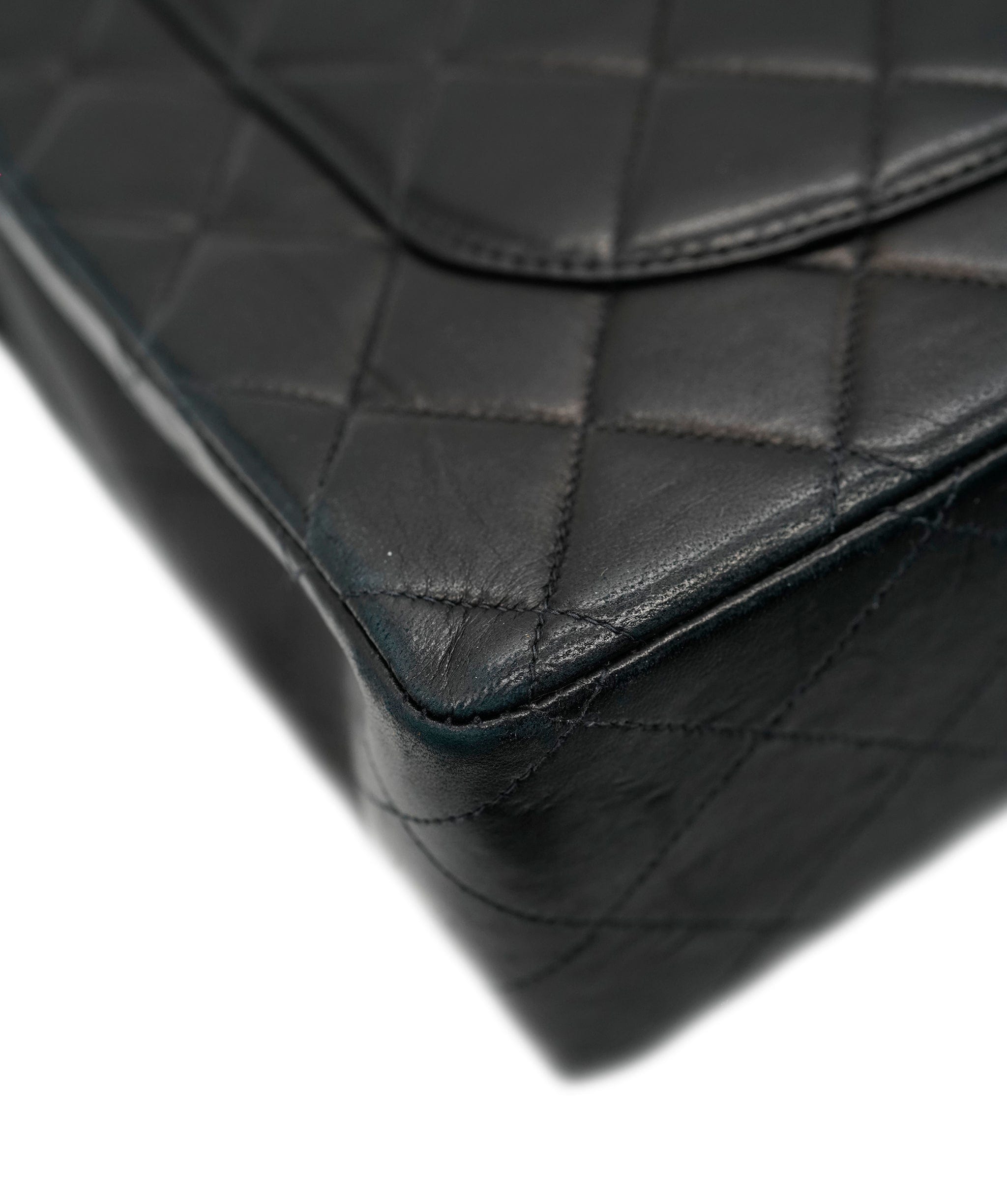 Chanel Chanel Vintage Black Lambskin Maxi XL Bag GHW ALL0933