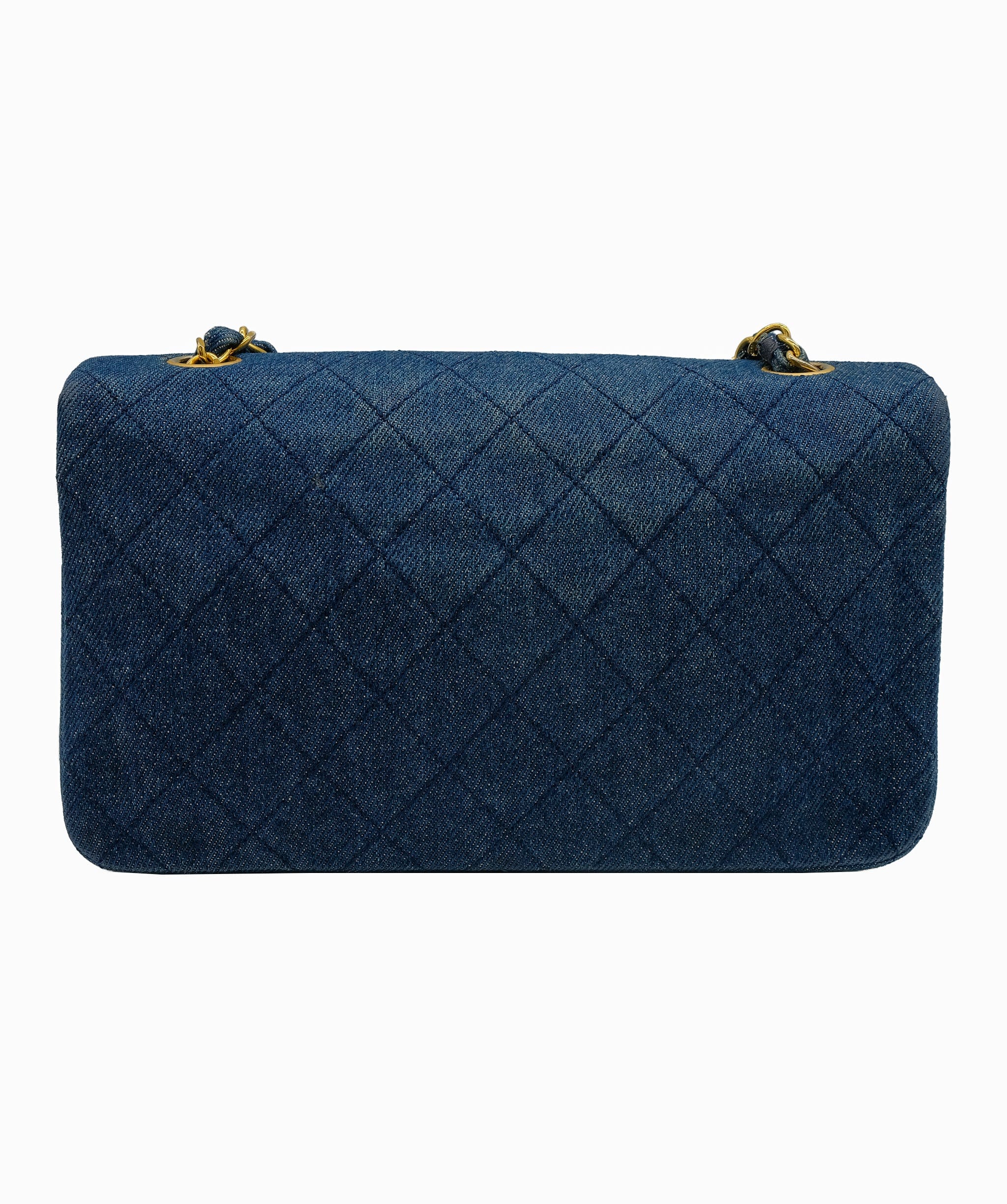 Chanel Chanel Vintage Blue Denim Full Flap DXBS0118