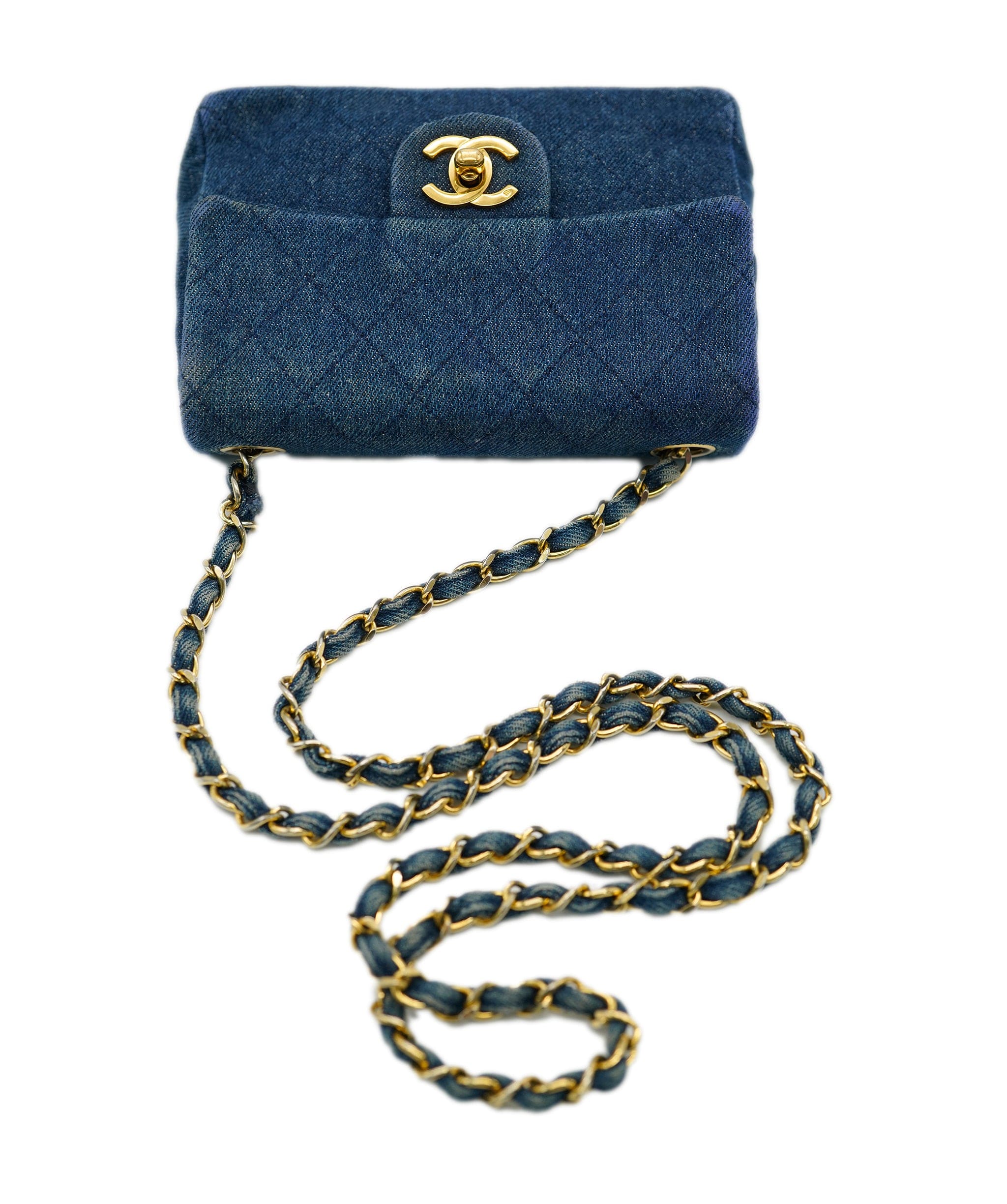 Chanel Chanel Vintage Denim Square GHW ALC1562