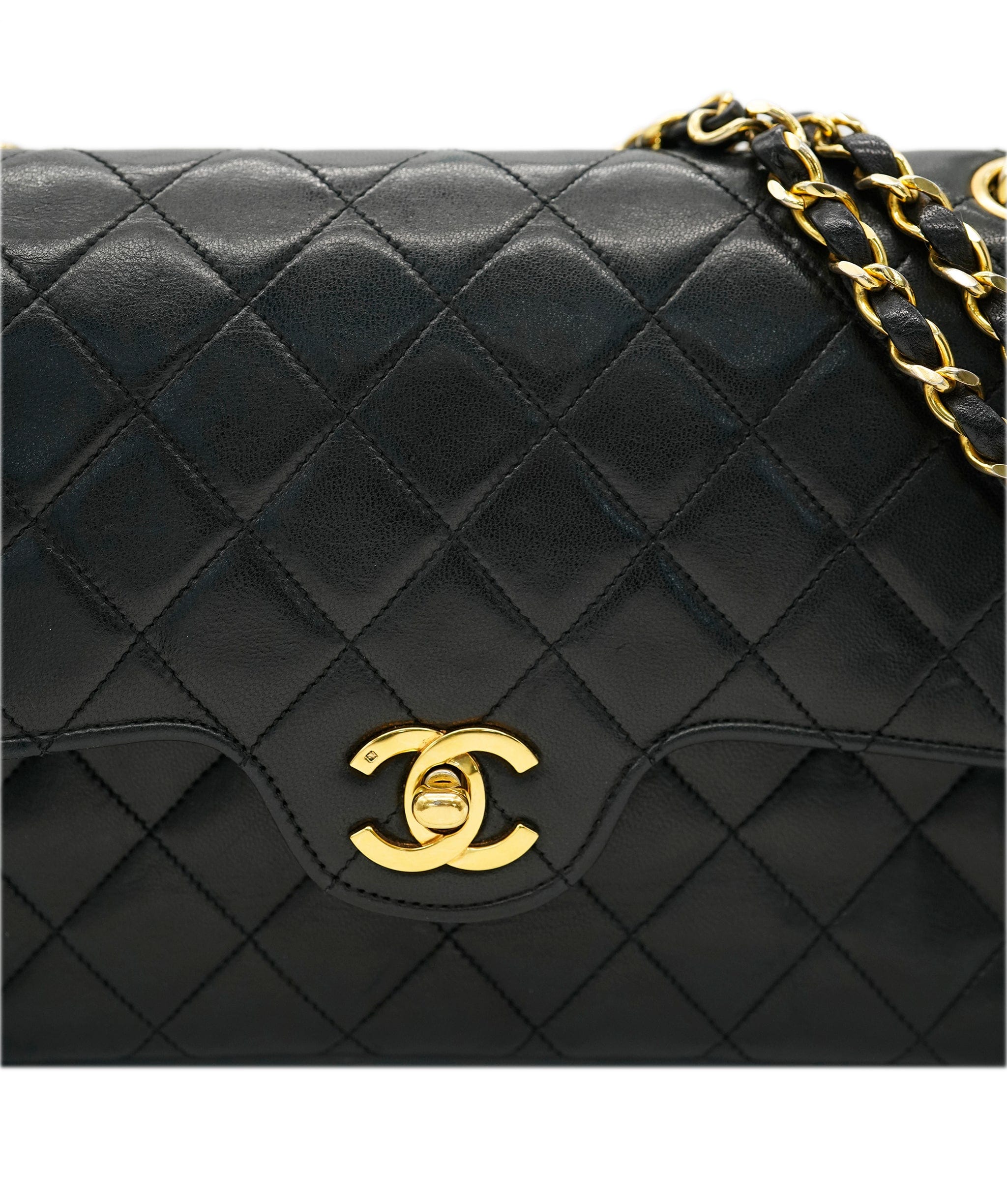 Chanel Chanel Vintage Double Flap Turnlock Style Bag  ALC1889