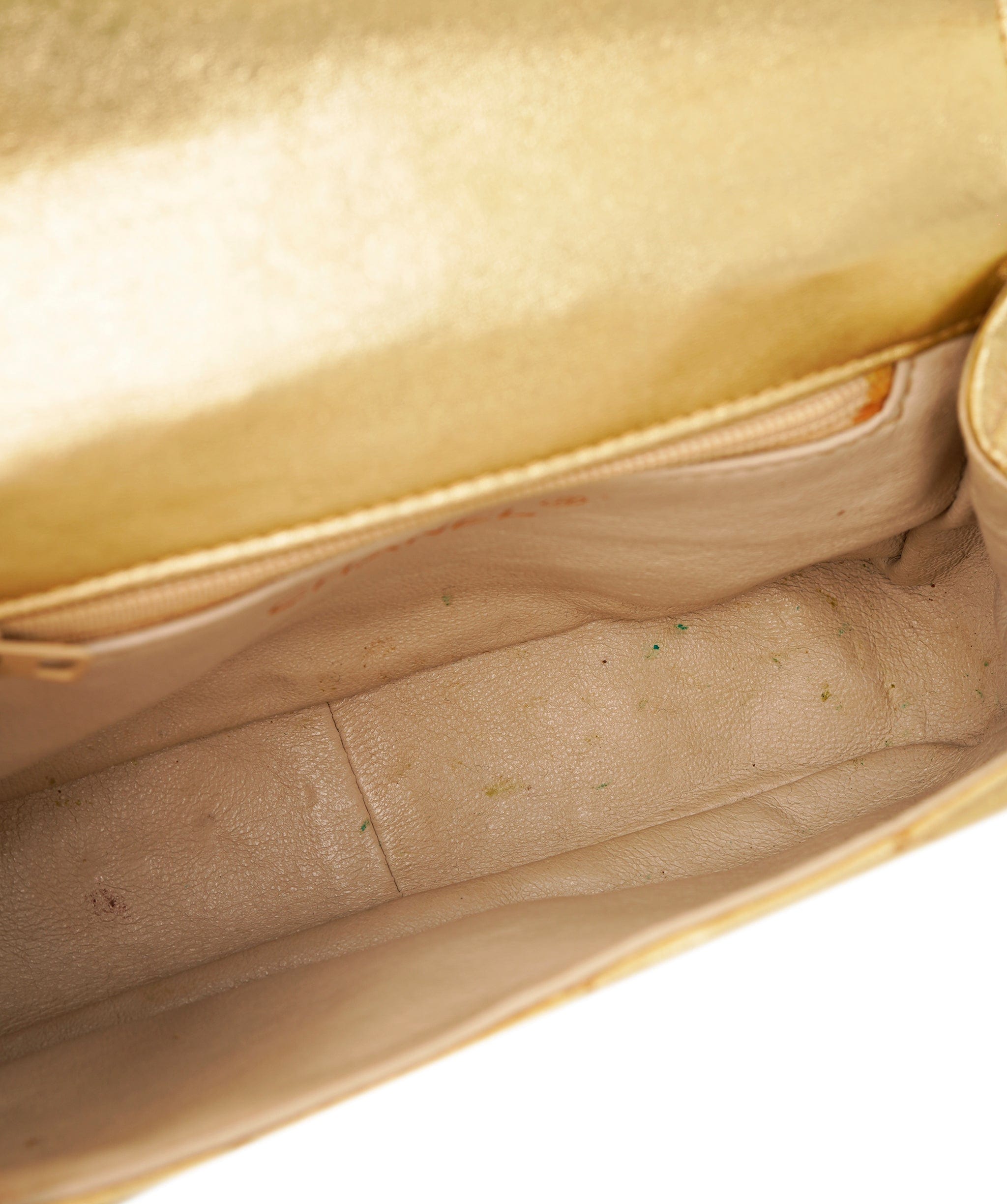 Chanel Chanel Vintage Gripoix Gold Lambskin Pearl Bag ALC2704