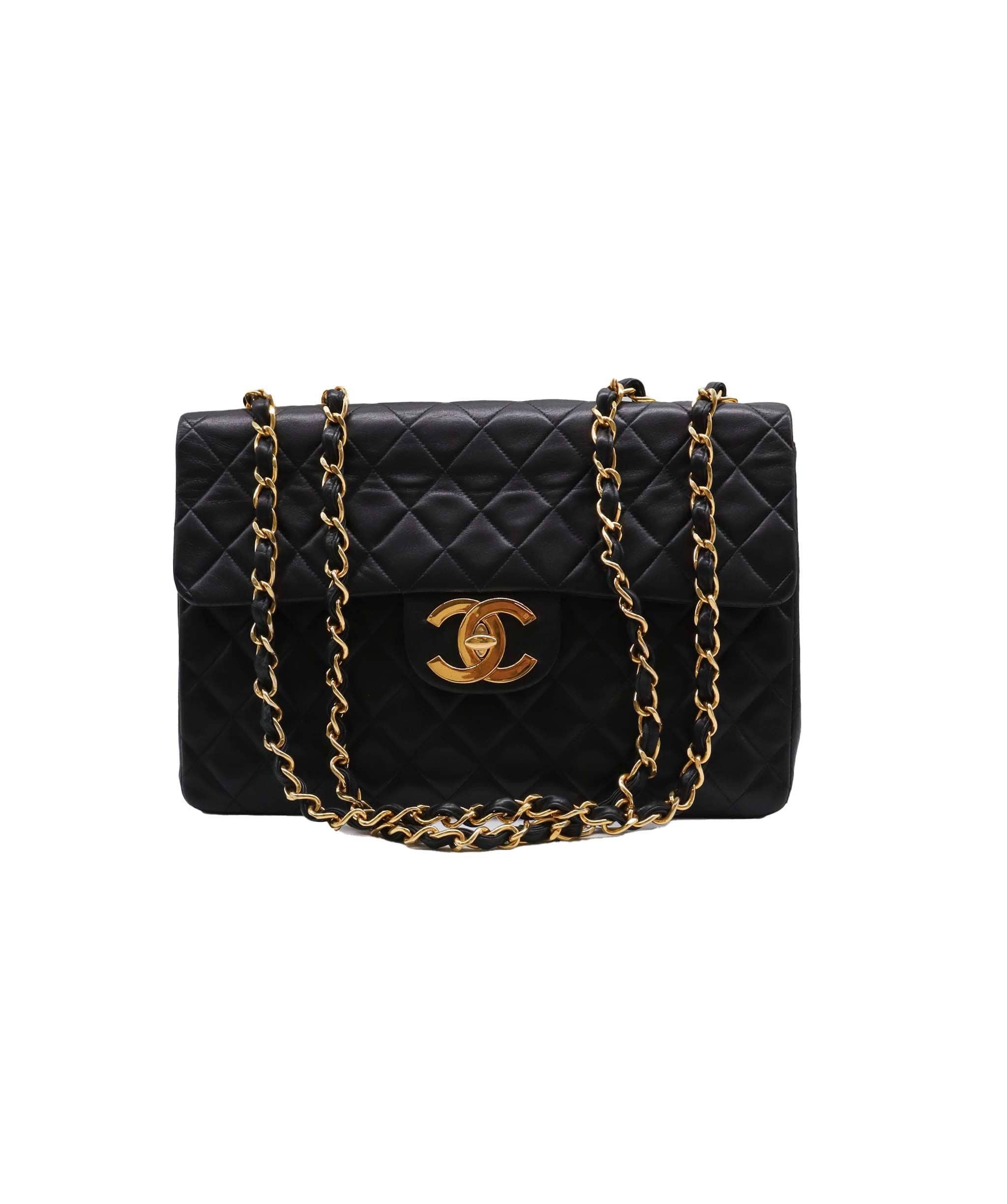 Chanel CHANEL VINTAGE MAXI MATELASSE 34 CHAIN SHOULDER BAG - DXBS1403