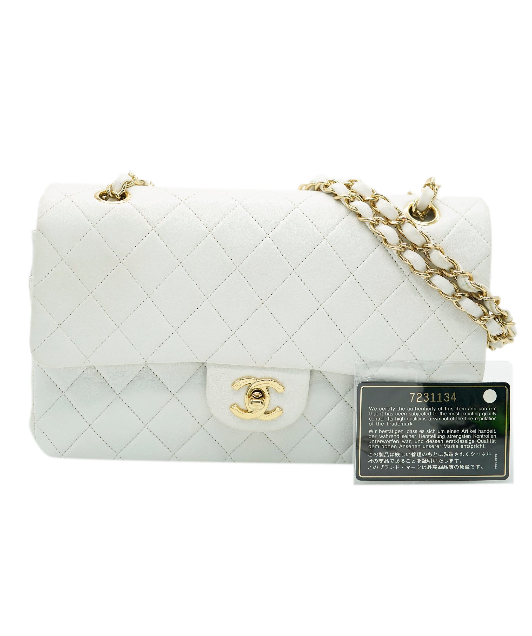 Chanel Chanel Vintage Medium White Classic Flap DBXS0028