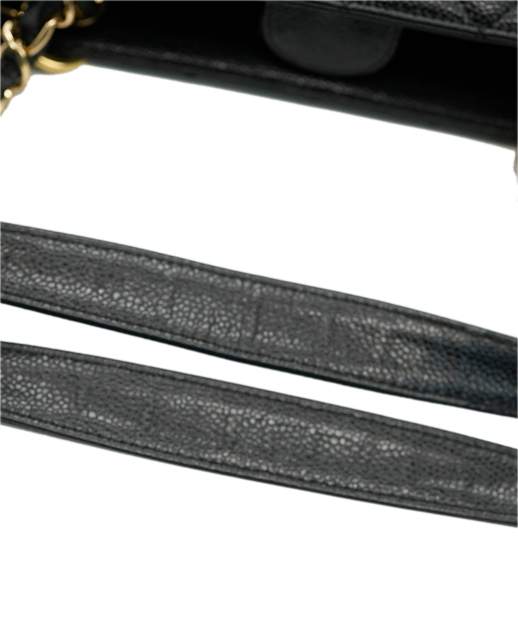 Chanel CHANEL VINTAGE PST CHAIN SHOULDER BAG BLACK CAVIAR SKIN 90269945 DBXS3591