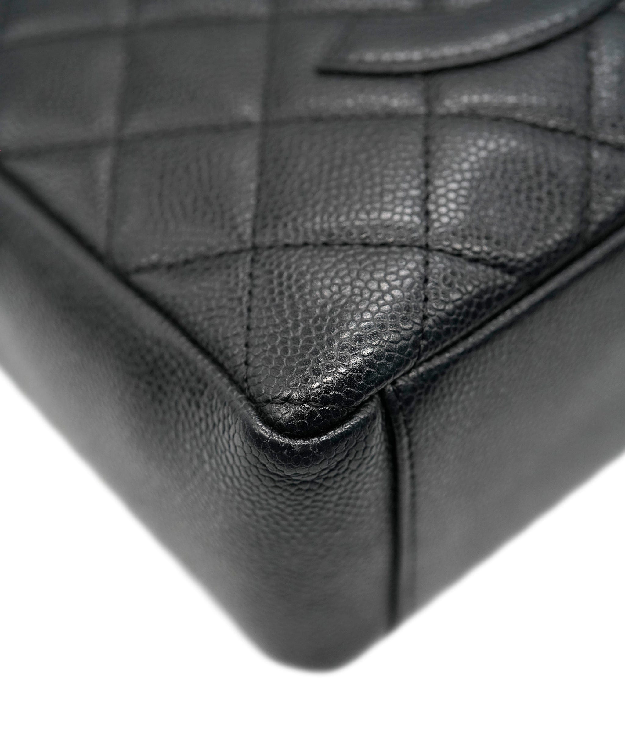 Chanel CHANEL VINTAGE PST CHAIN SHOULDER BAG BLACK CAVIAR SKIN 90269945 DBXS3591