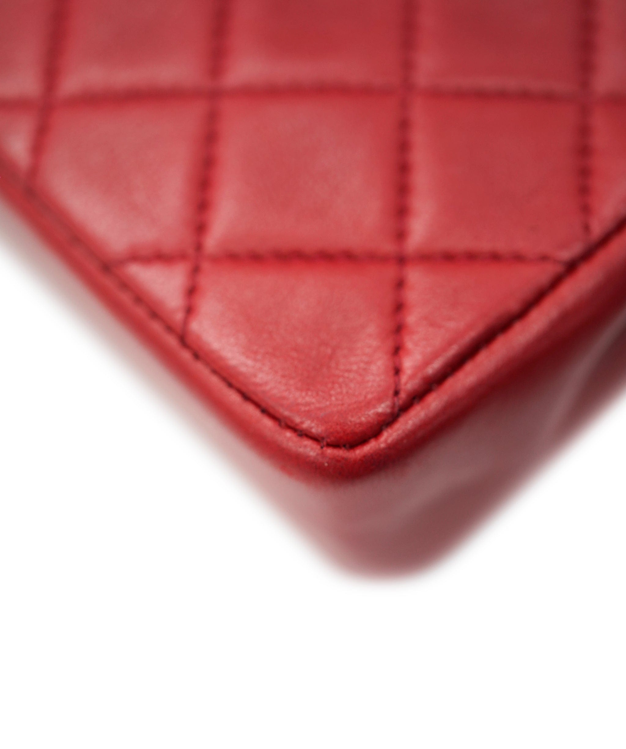 Chanel Chanel Vintage Red Lambskin Micro Mini Flap ABC0952