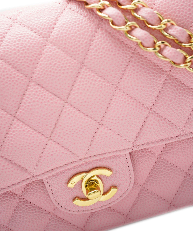 Chanel Vintage Pink Sakura Caviar Hobo Shoulder Bag – CamelliaCurate