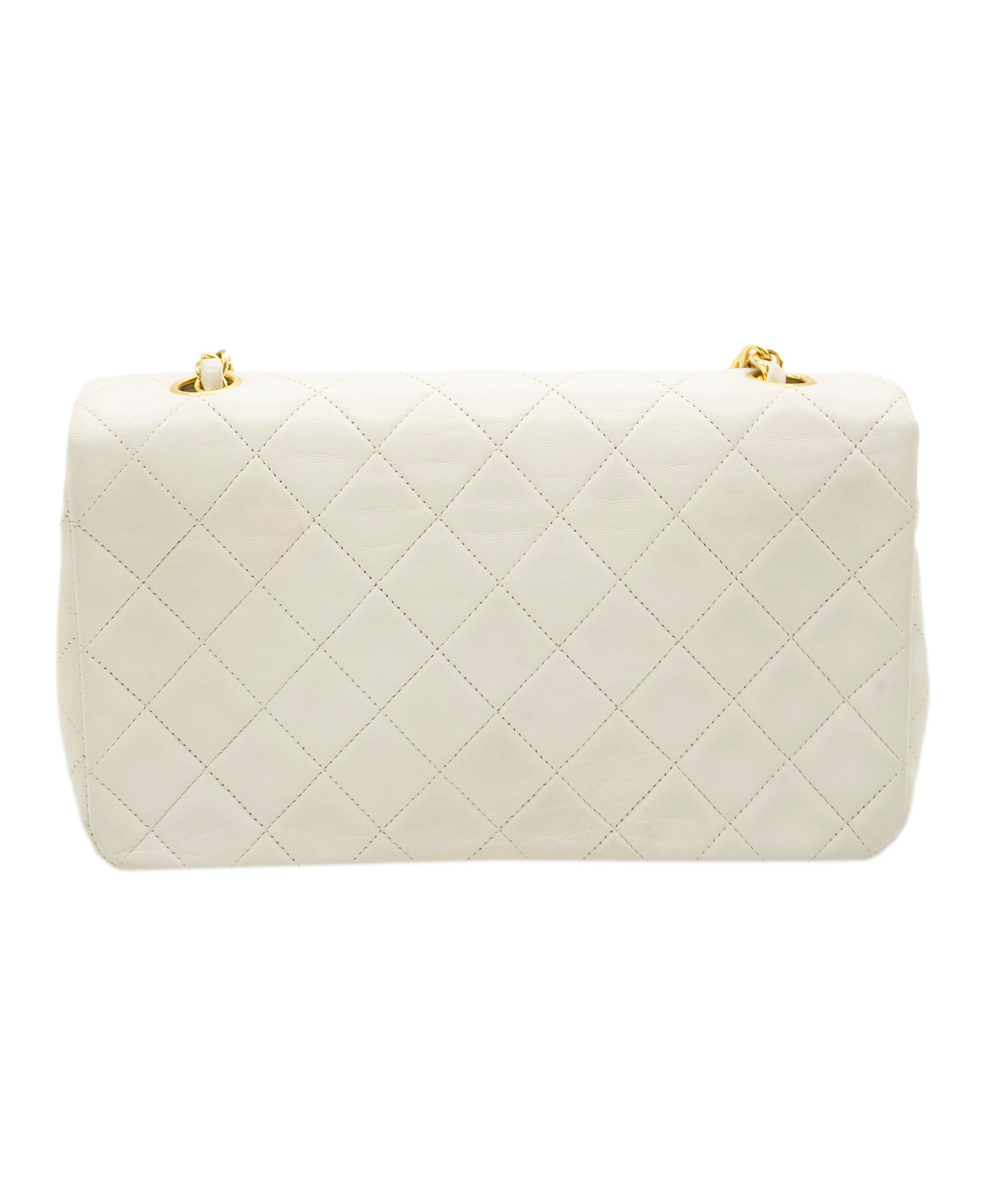 Chanel Chanel Vintage White Diana Lambskin Crossbody Bag ALC3537