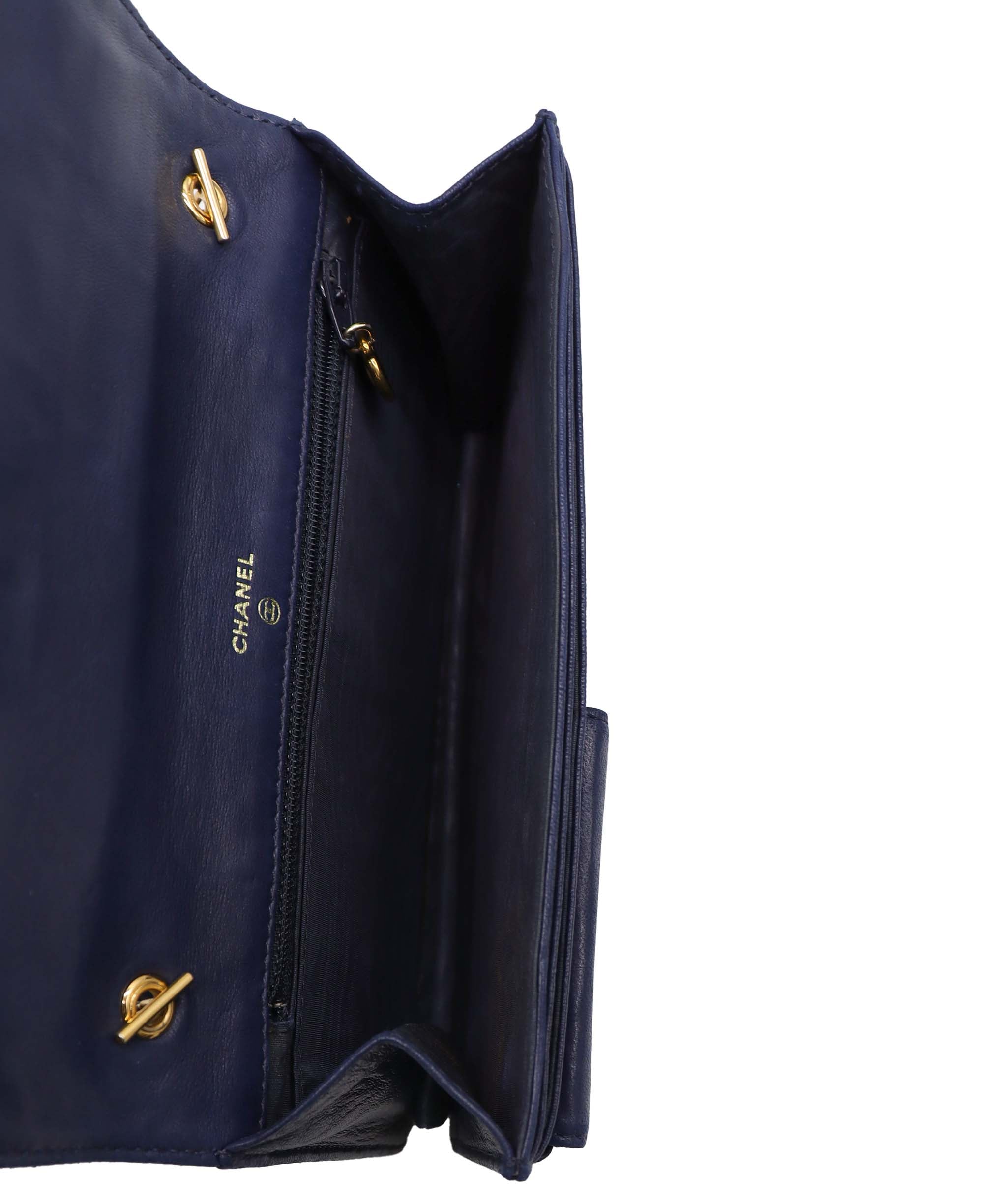 Chanel Chanel Vintage WOC Denim GHW #4 SKC1989