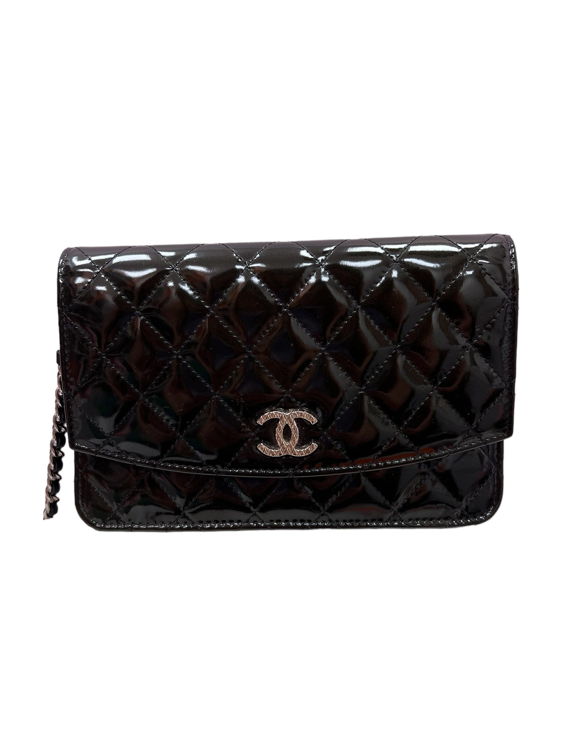 Chanel Chanel Wallet On Chain Large Quilted CC Logo Black SYC1166