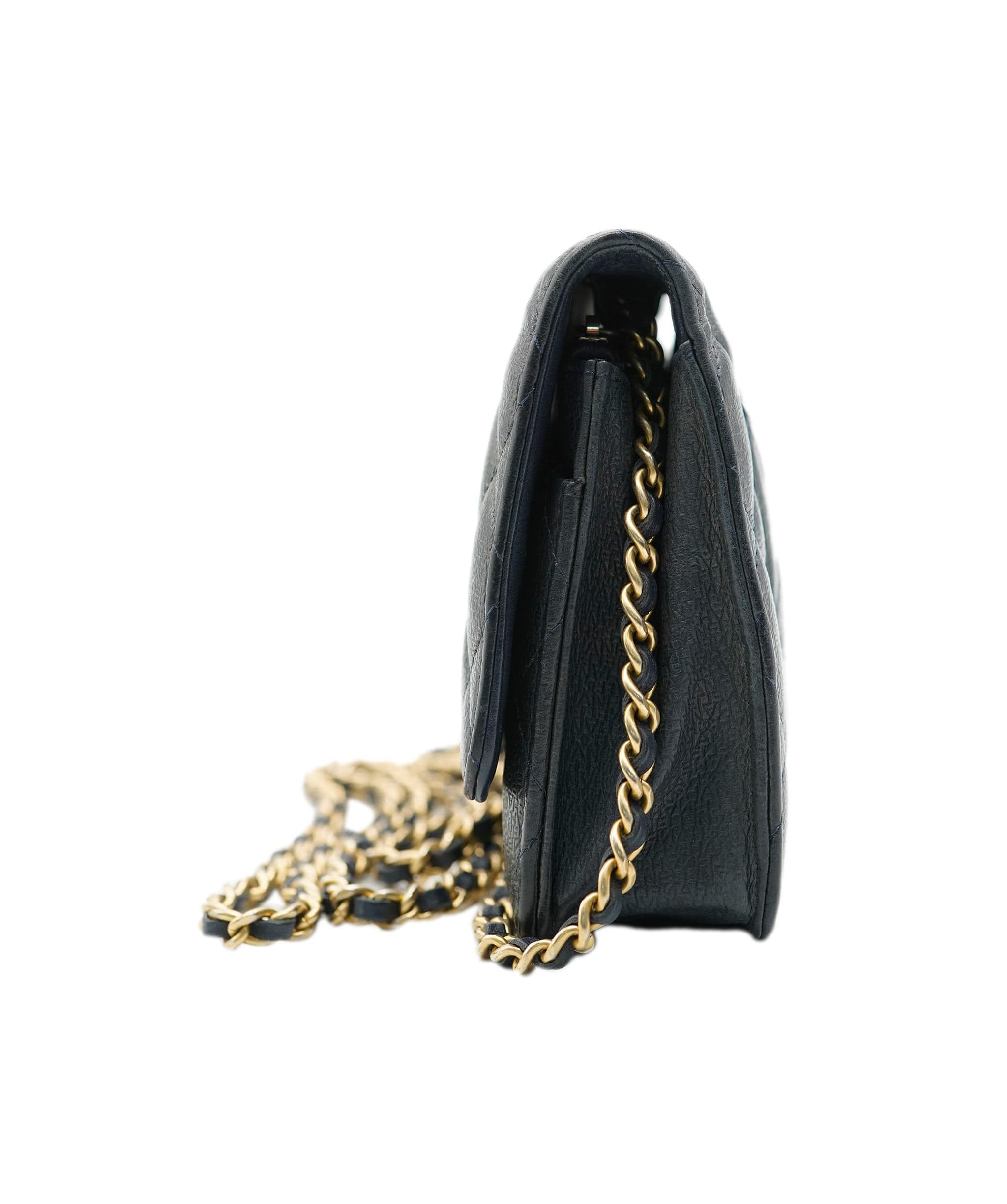 Chanel Chanel Wallet On Chain With Embossed CHANEL Logo GHW ALC2609