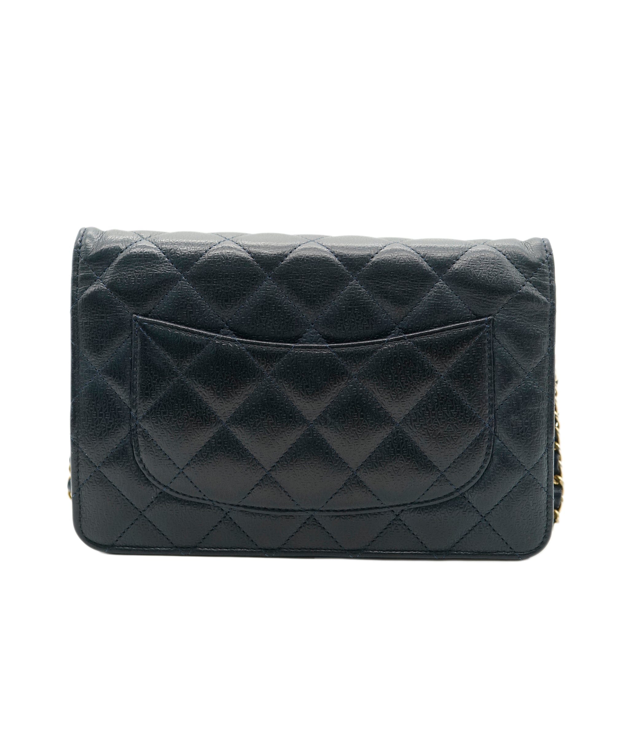 Chanel Chanel Wallet On Chain With Embossed CHANEL Logo GHW ALC2609