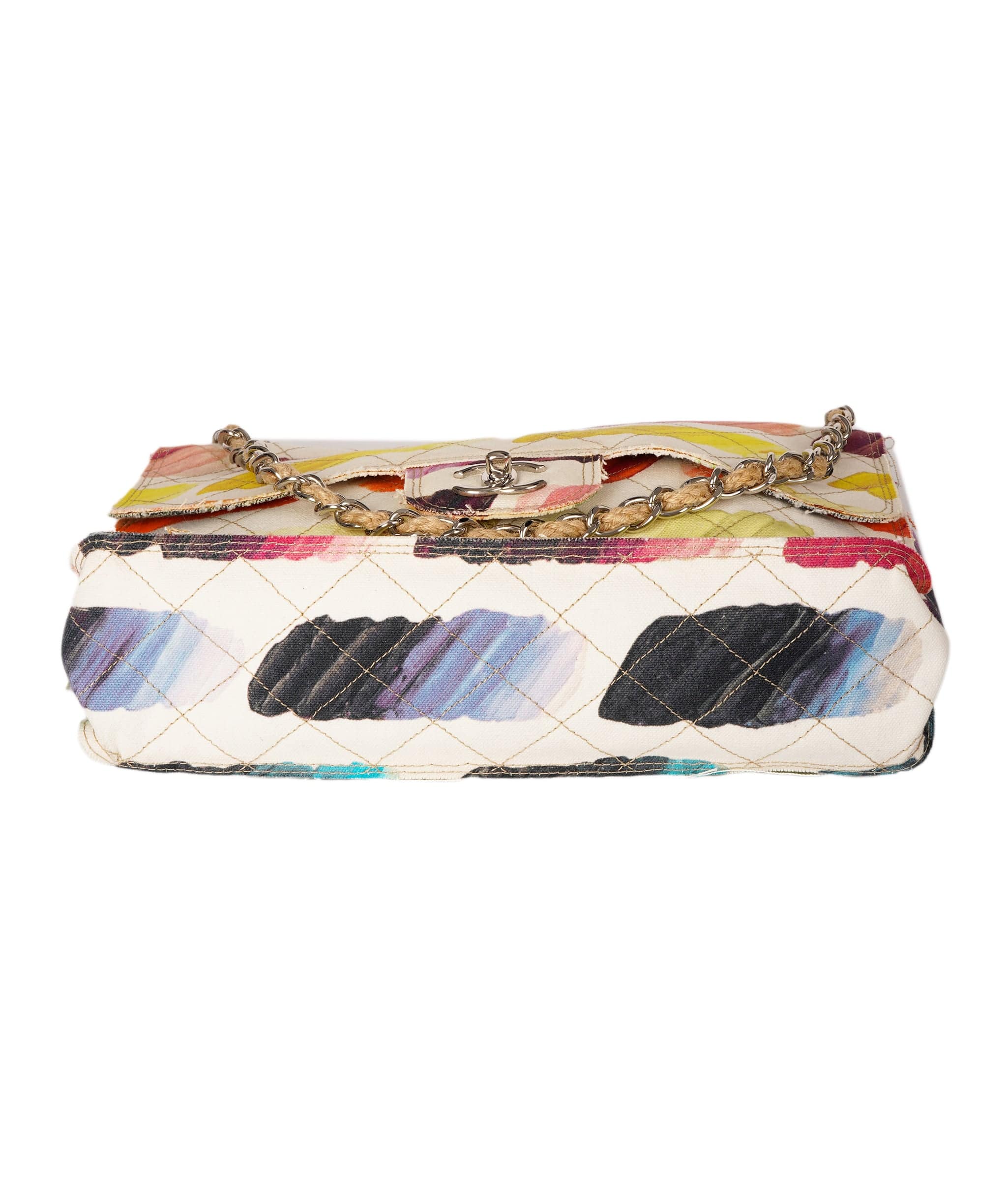 Chanel Chanel White Canvas with Multicoloured Pattern - DBXS1762