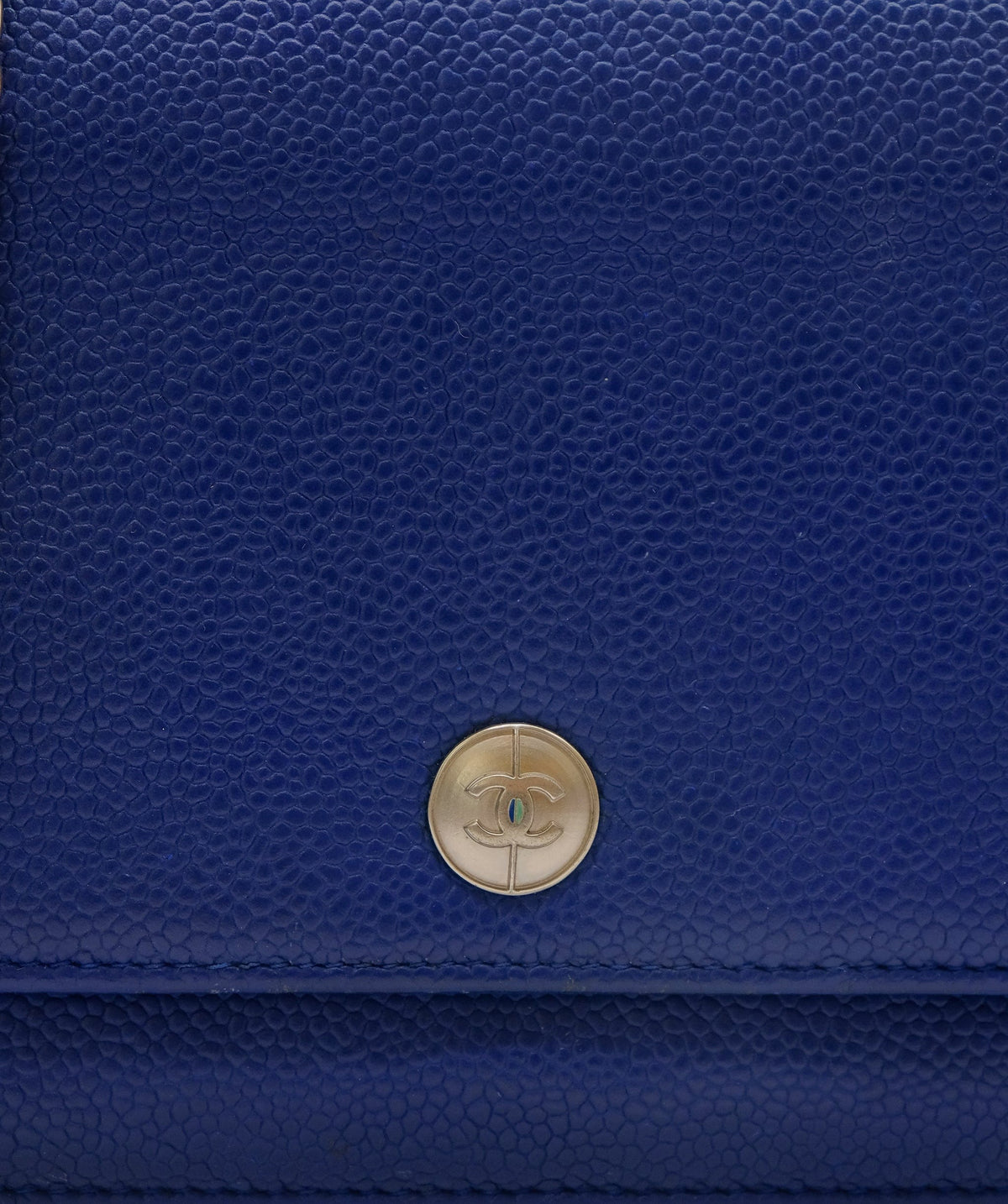 Chanel Chanel WOC Blue Caviar Leather ASC5300