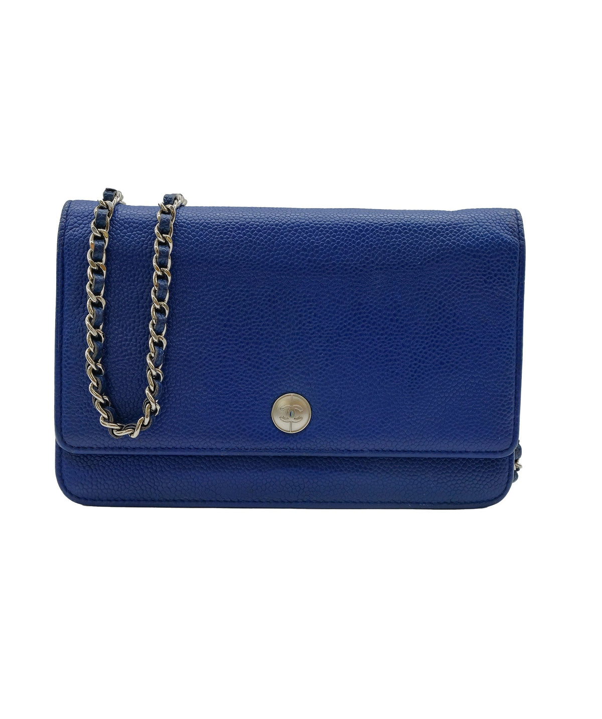 Chanel Chanel WOC Blue Caviar Leather ASC5300