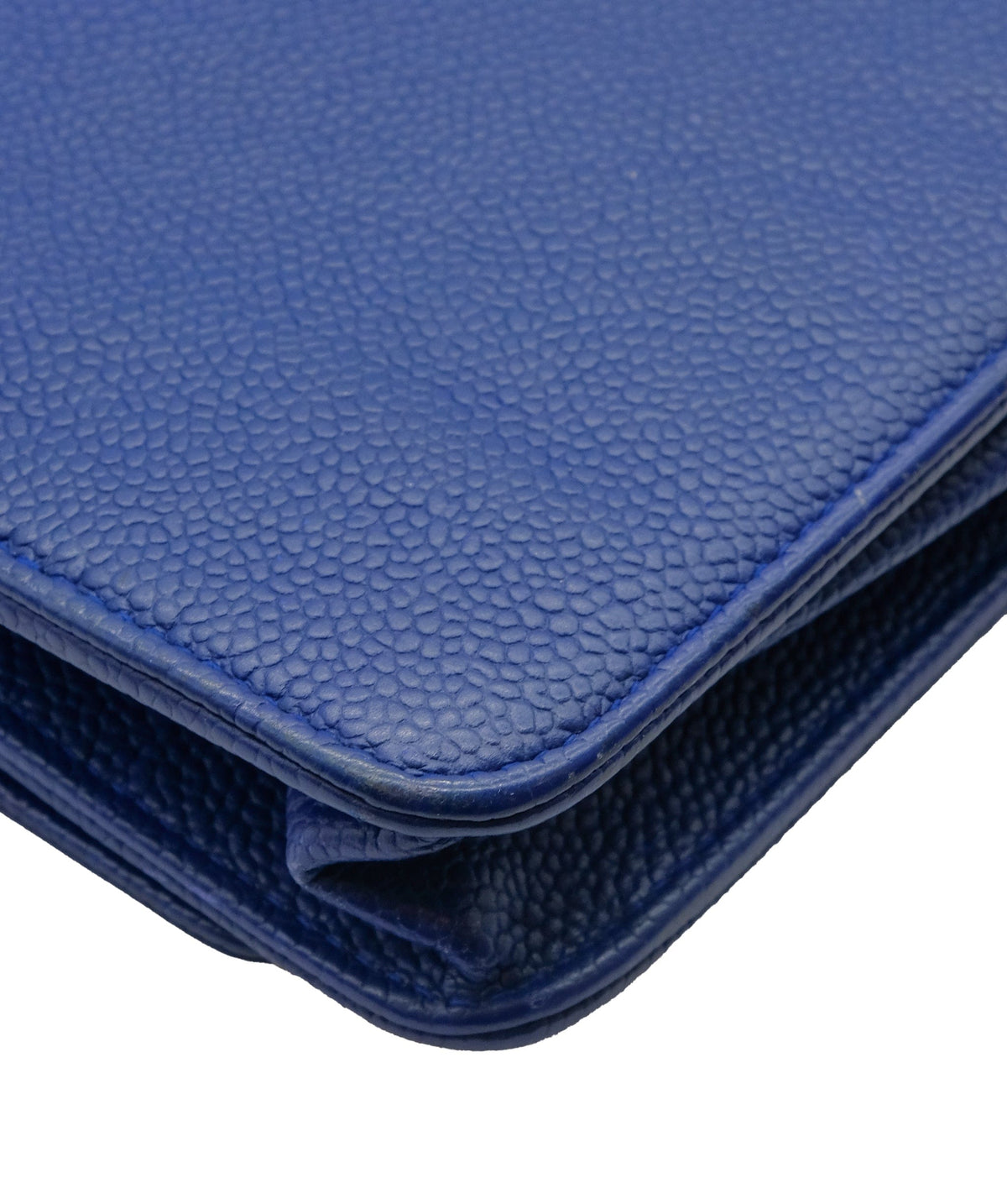 Chanel Chanel WOC Blue Caviar Leather ASC5300