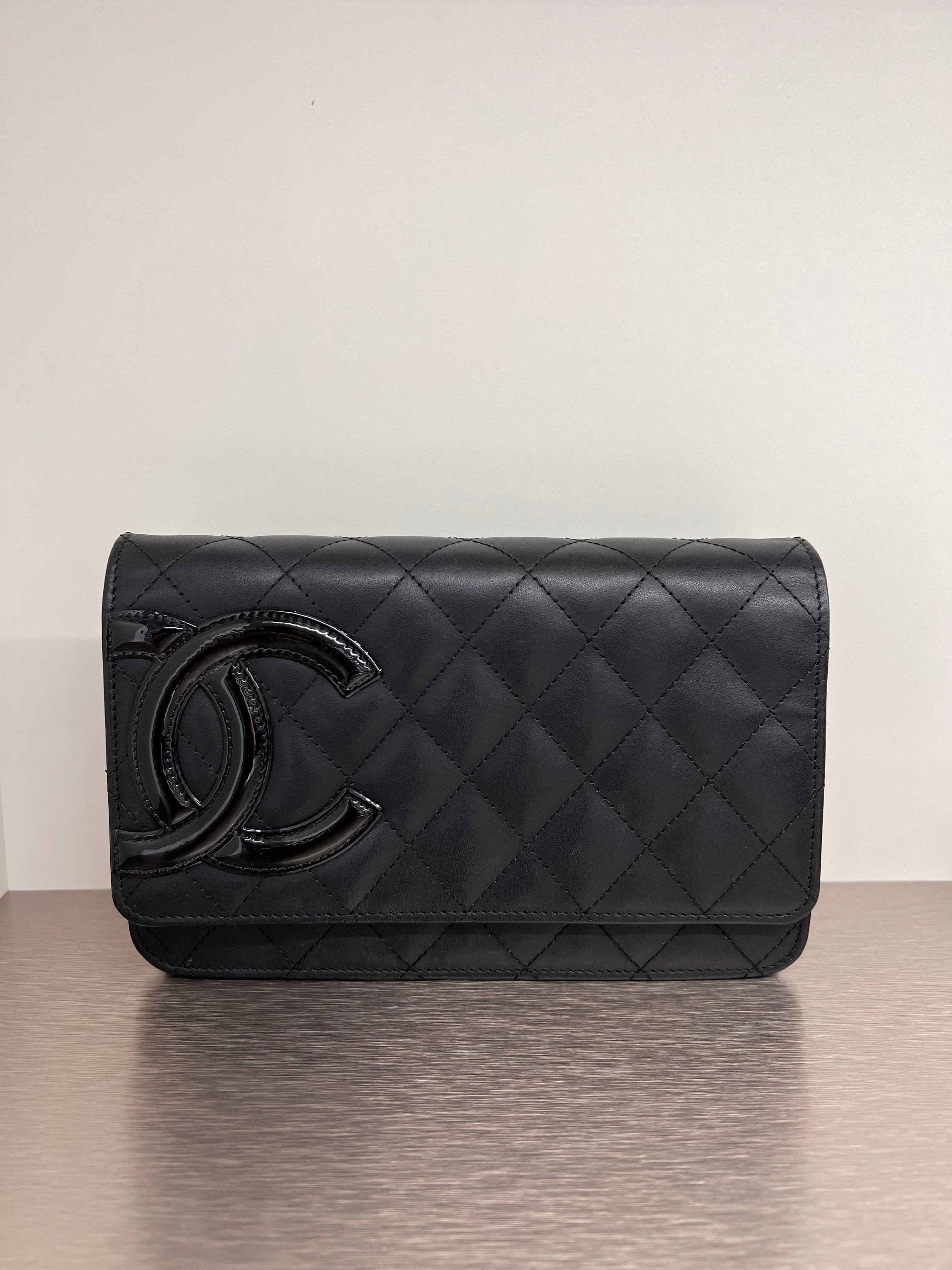 Chanel Chanel WOC Cambon Black Lambskin SHW #18840606 SKC8150H