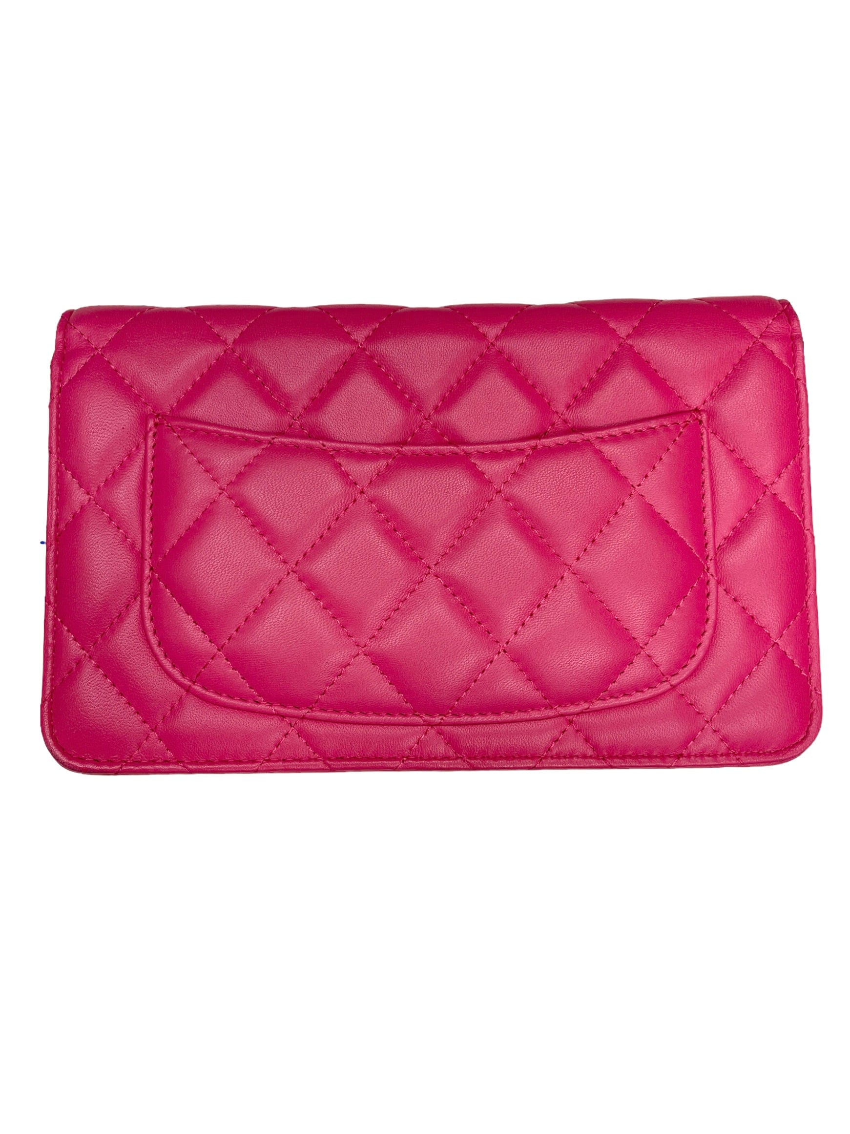 Chanel Chanel WOC Pink Lambskin LGHW SKC1347