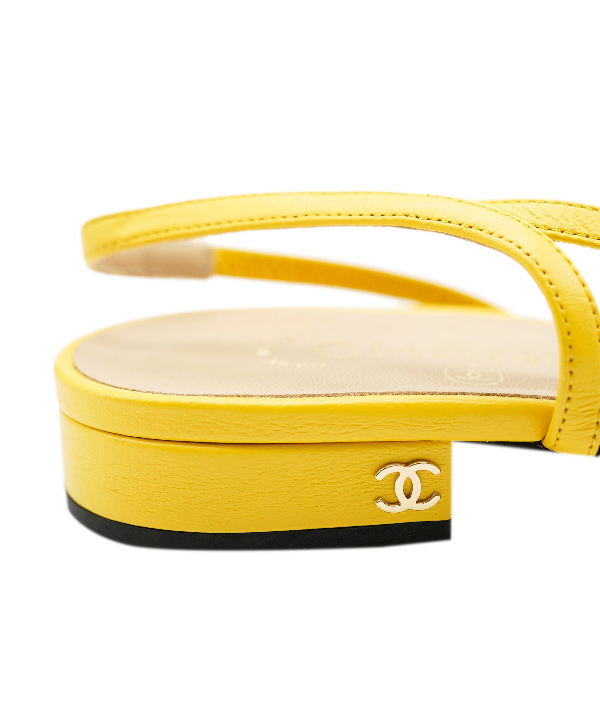 Chanel Chanel yellow slingbacks 40 - AJC0124